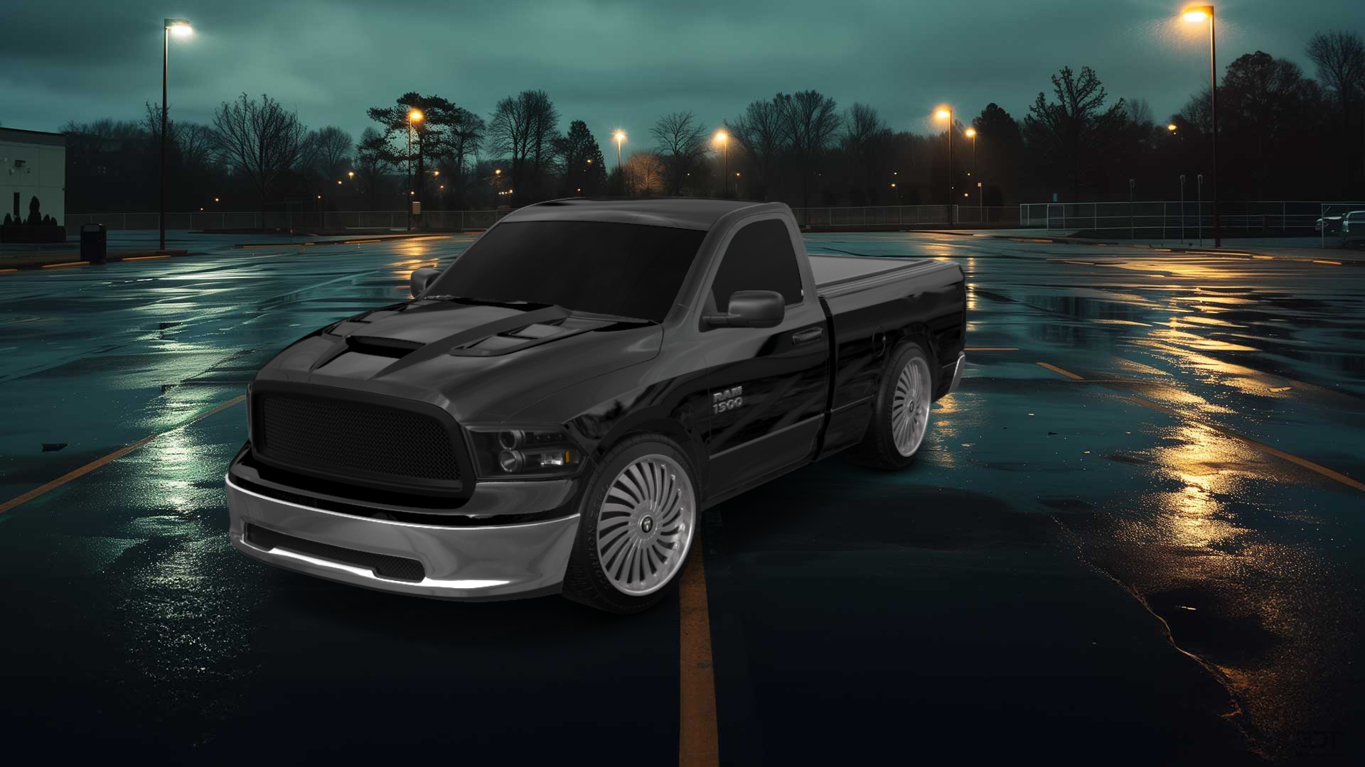 Dodge Ram 1500 6.4' box Regular Cab 2 Door pickup truck 2009 tuning