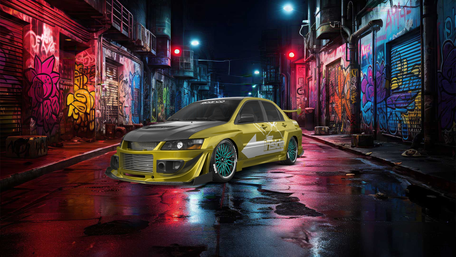 Mitsubishi Lancer Evo IX 4 Door Saloon 2005 tuning