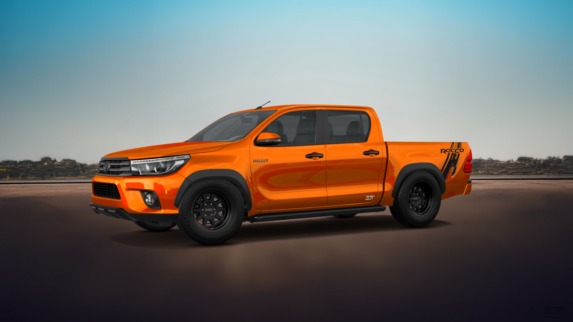 Toyota Hilux Double Cab 4 Door pickup truck 2015 tuning