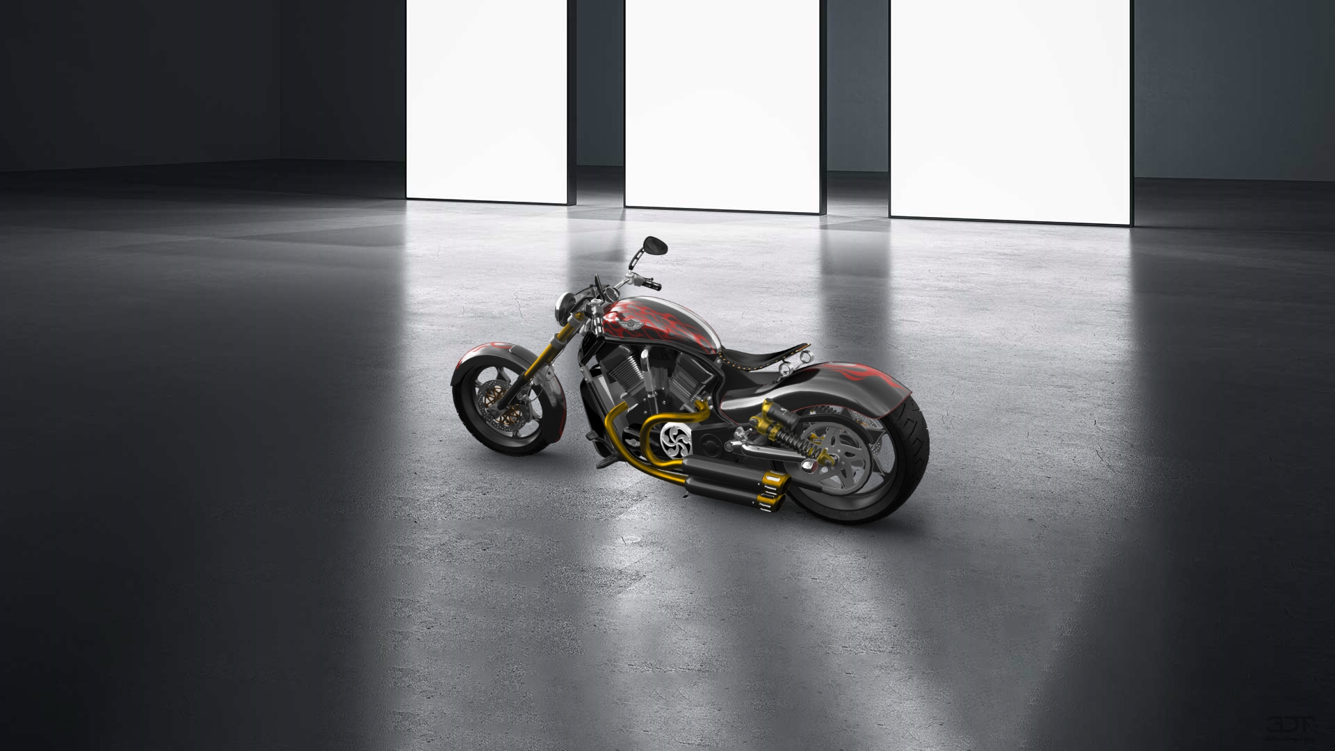 Harley-Davidson Custom Chopper Cruiser 2011