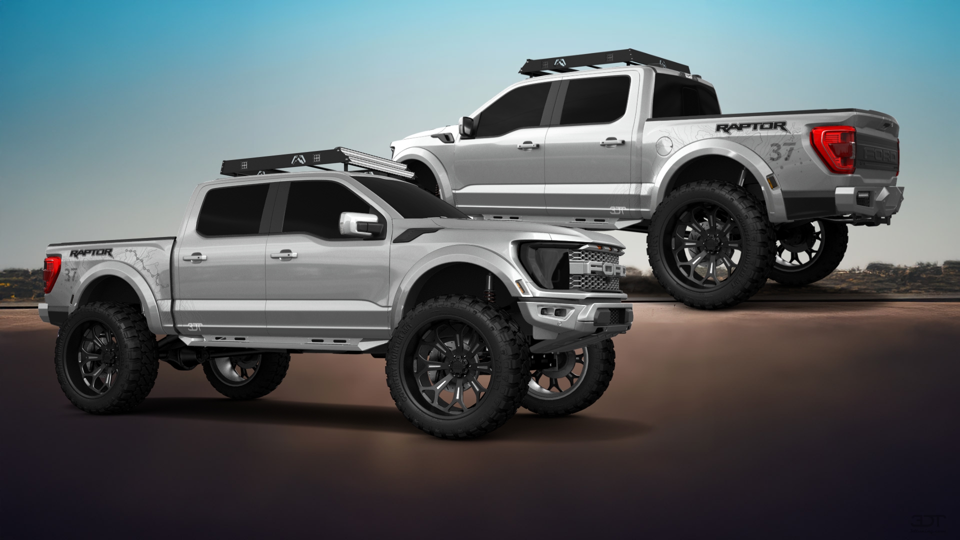 Ford F-150 Raptor 4 Door pickup truck 2021