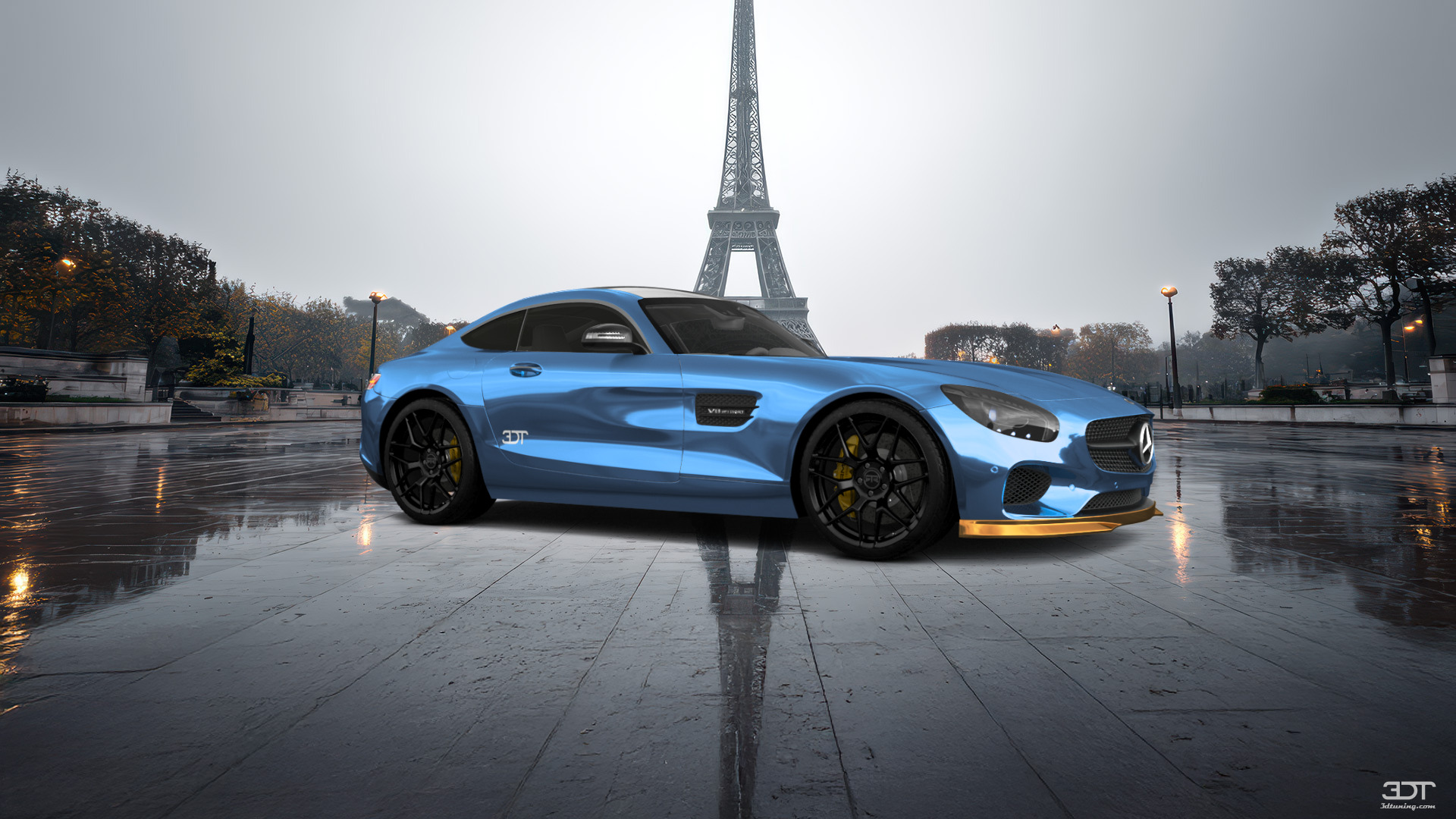 Mercedes AMG GT 2 door fastback coupe 2015 tuning