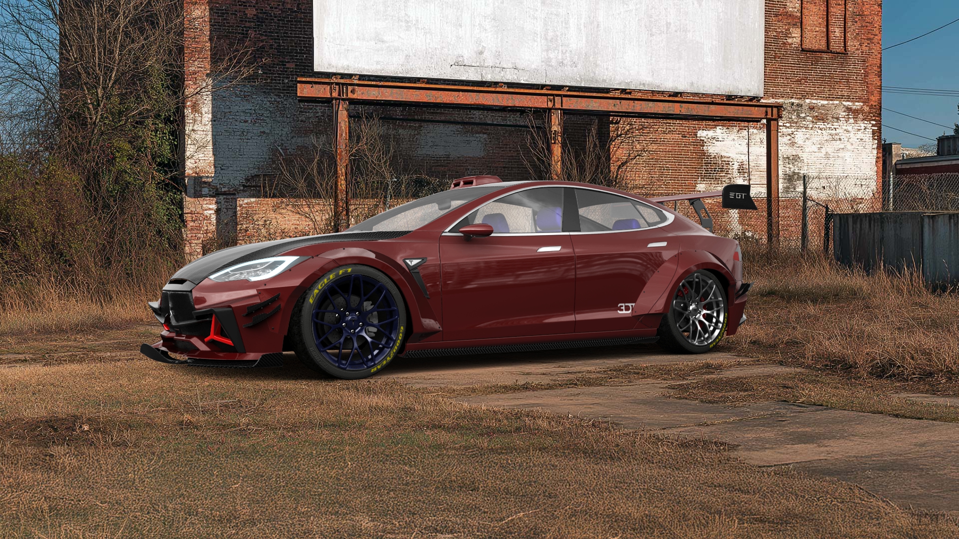 Tesla Model S 5 Door Liftback 2013 tuning