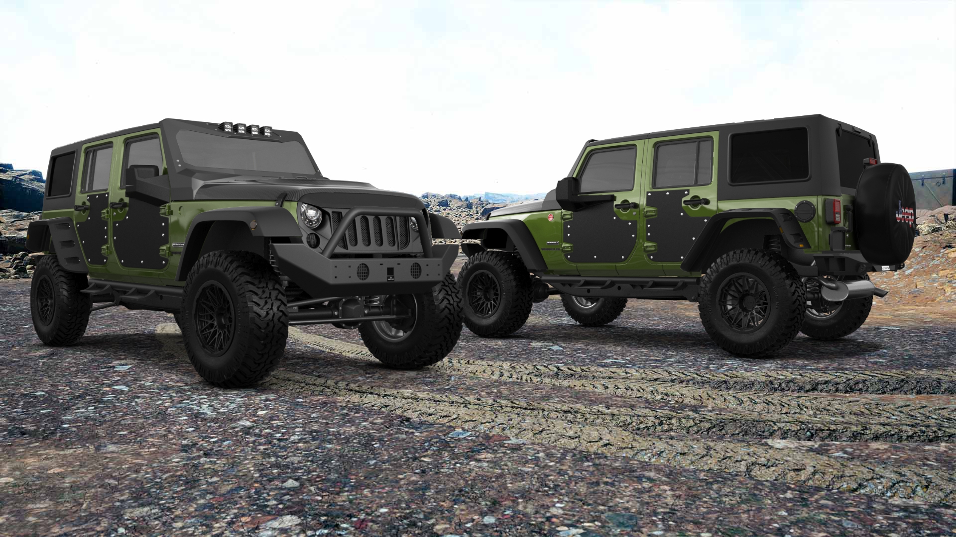 Jeep Wrangler Unlimited JK Rubicon Recon 4 Door SUV 2017 tuning