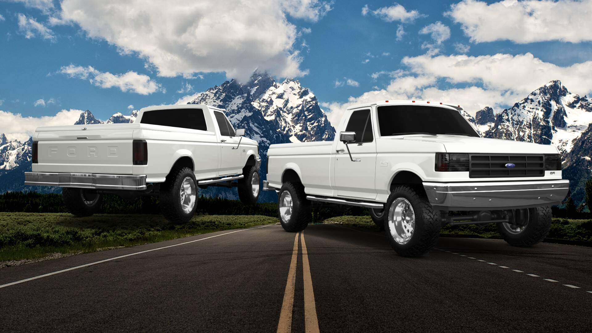 Ford F-150 2 Door pickup truck 1987