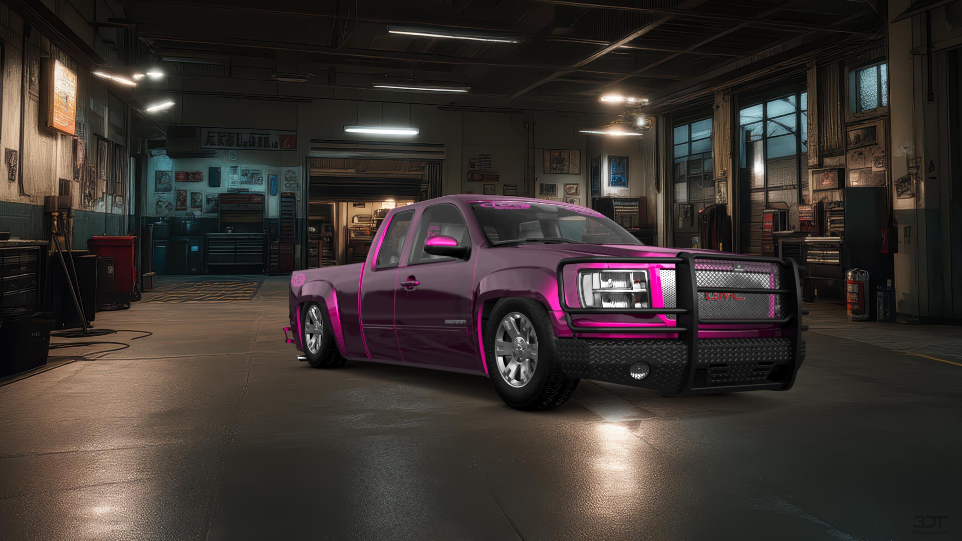 GMC Sierra 1500 Double Cab 6.6 ft box 2 Door truck 2007 tuning
