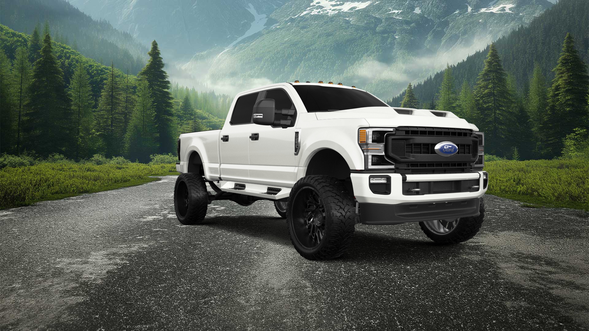 Ford F-250 4 Door pickup truck 2021 Images