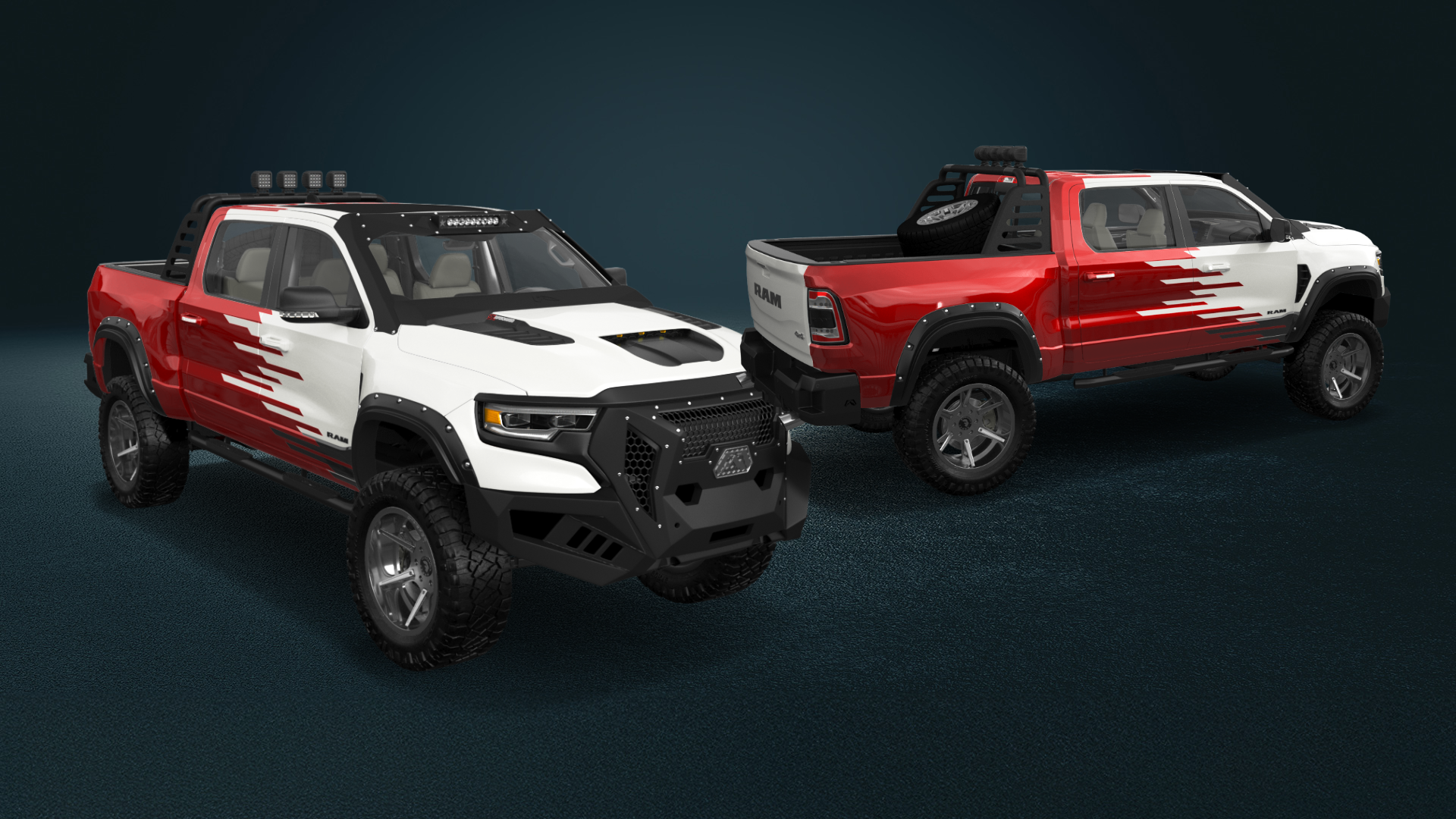 Dodge Ram 1500 TRX 4 Door pickup truck 2021