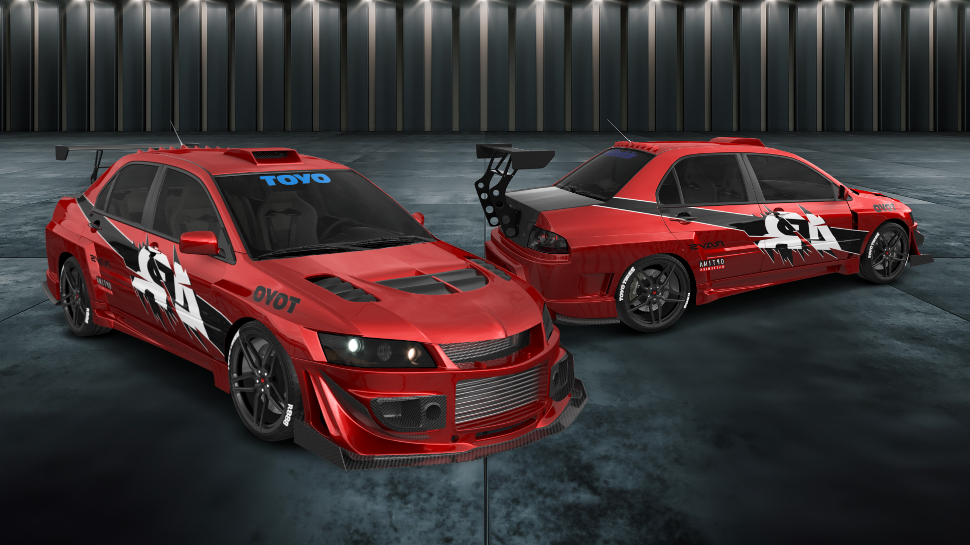 Mitsubishi Lancer Evo IX 4 Door Saloon 2005 tuning