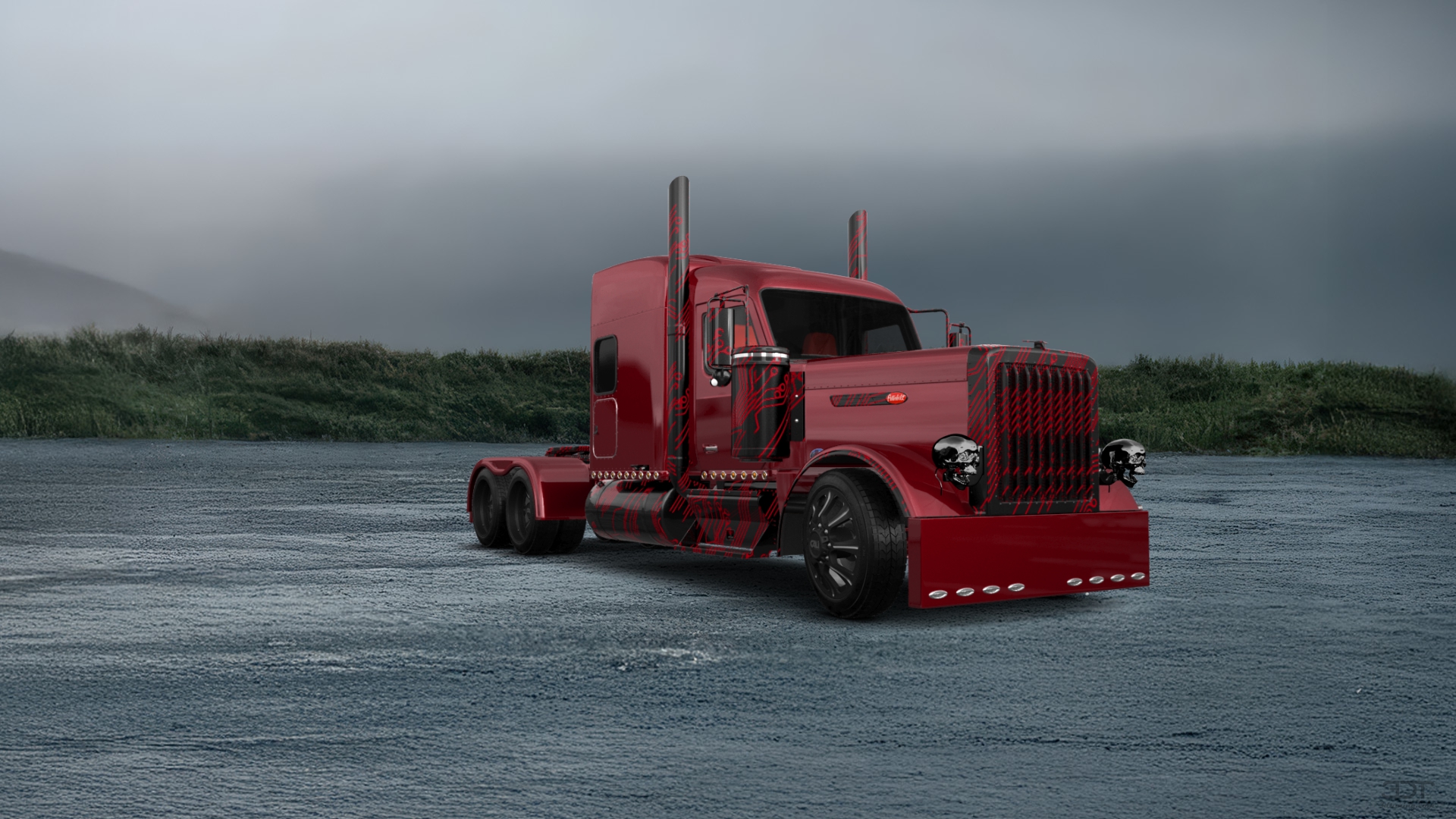 Peterbilt 589 Sleeper Cab Truck 2024 tuning