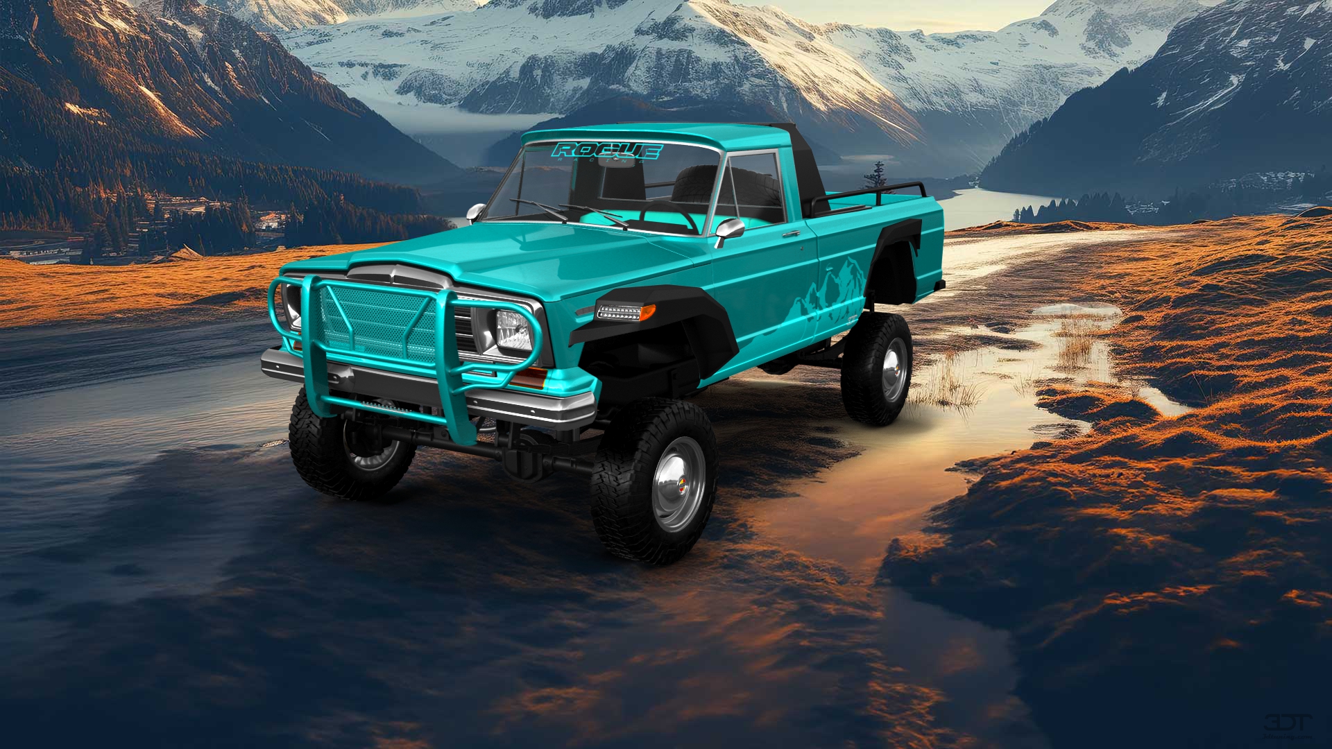 Jeep Gladiator SJ 2 Door pickup truck 1988 tuning