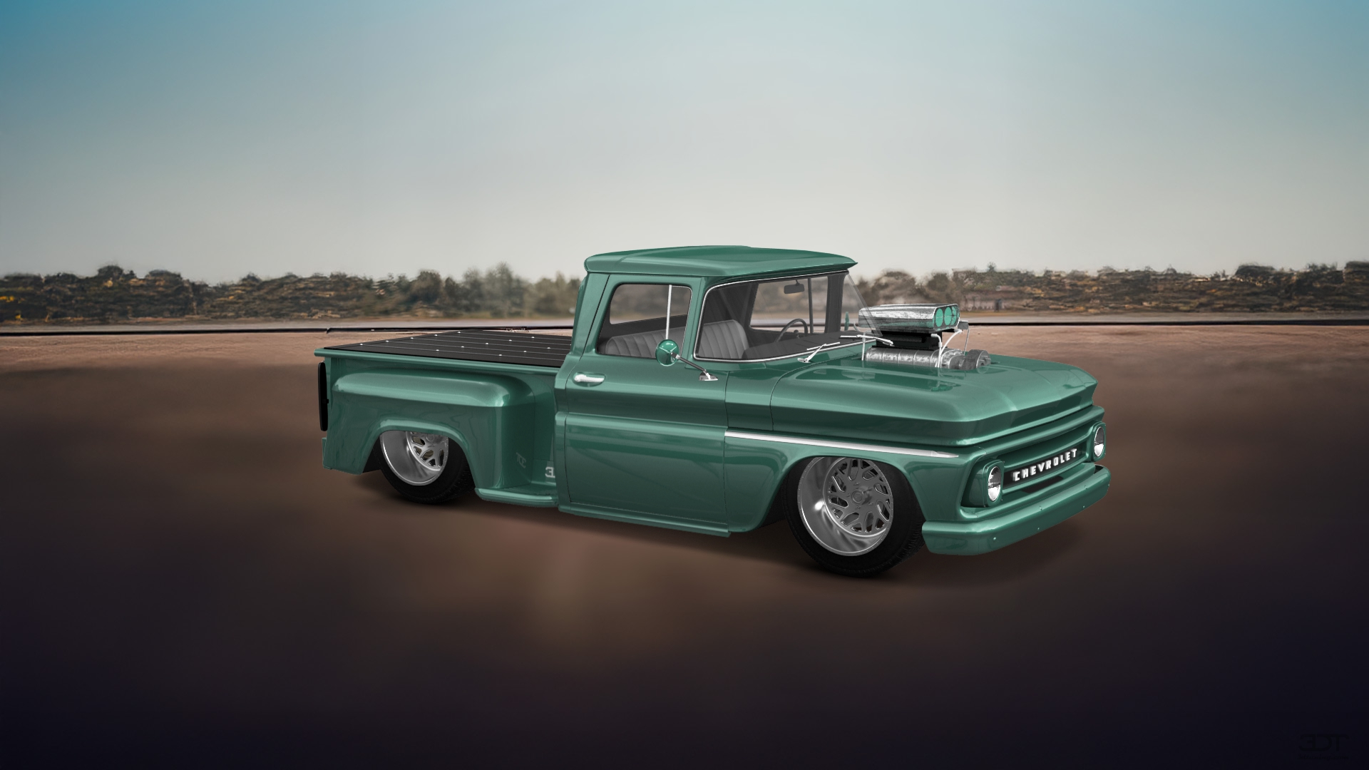Chevrolet C-10 Stepside 2 Door pickup truck 1963 tuning