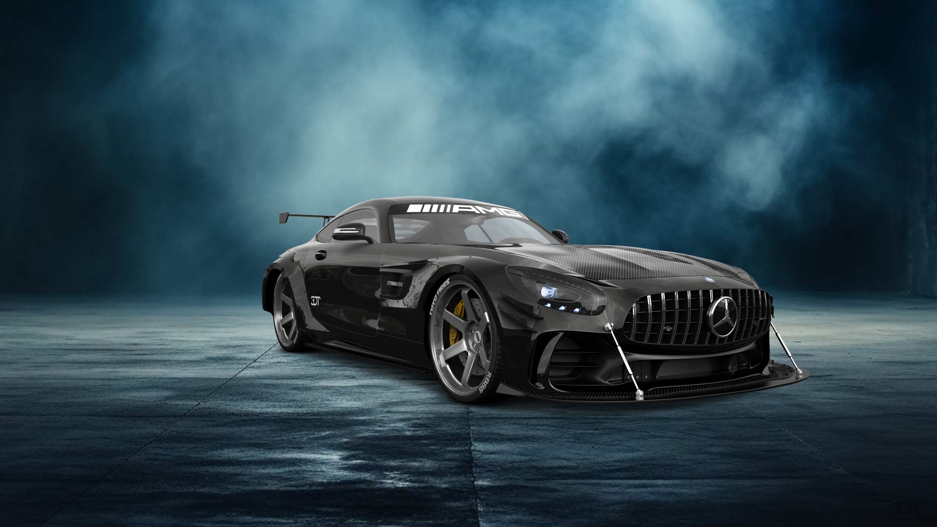 Mercedes AMG GT 2 door fastback coupe 2016 tuning