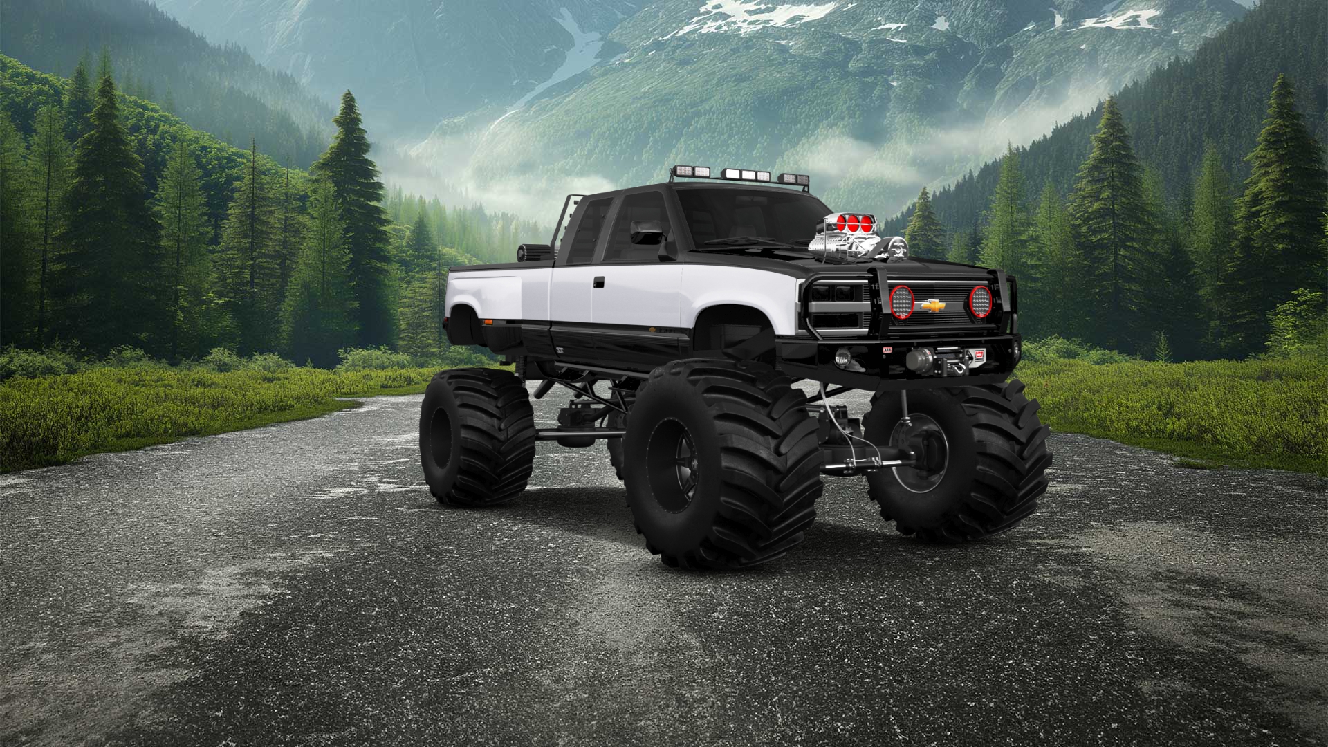 Chevrolet K3500 Extended Cab Pickup Truck 1988 tuning