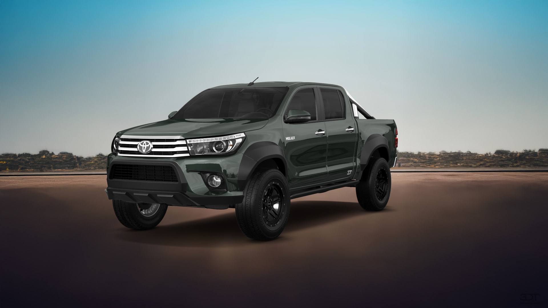 Toyota Hilux Double Cab 4 Door pickup truck 2015 tuning