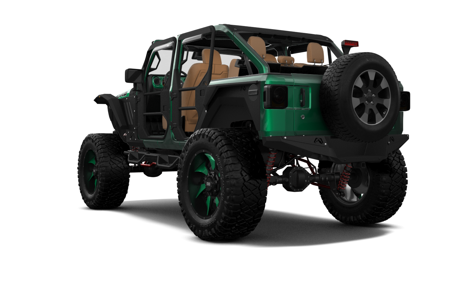 Jeep Wrangler Rubicon JL 4 Door SUV 2017 tuning