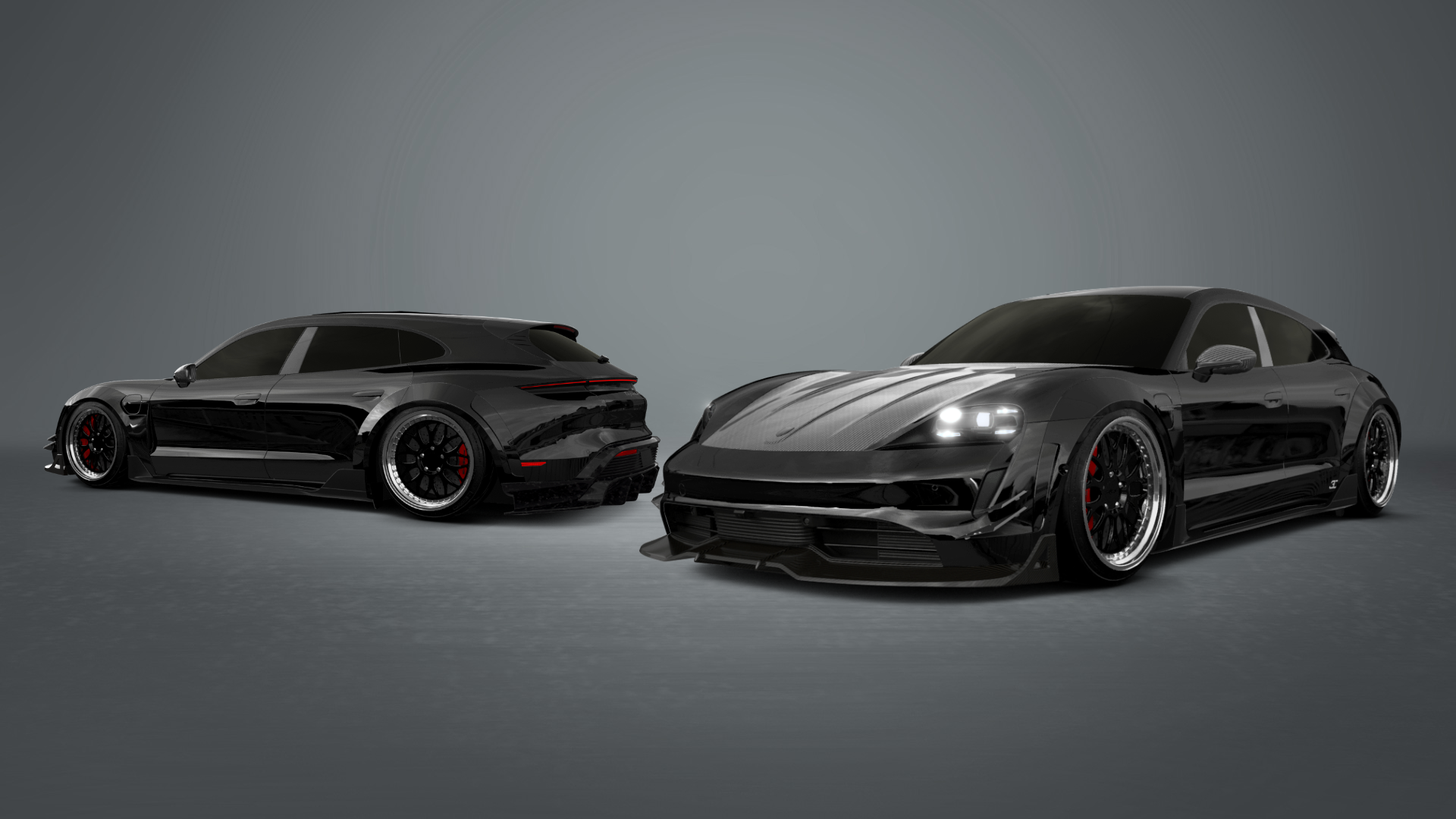 Porsche Taycan Sport Turismo Shooting Brake 2019 tuning