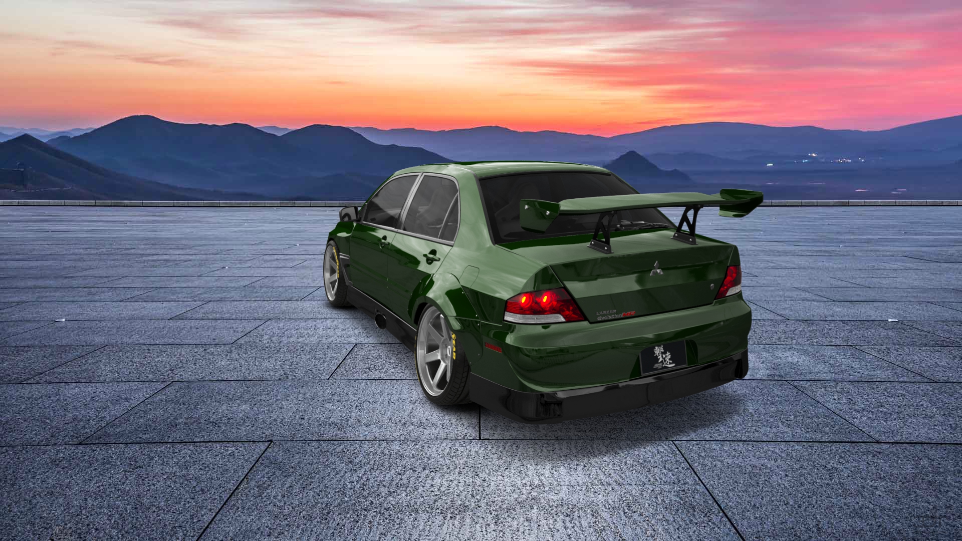 Mitsubishi Lancer Evo IX 4 Door Saloon 2005 tuning