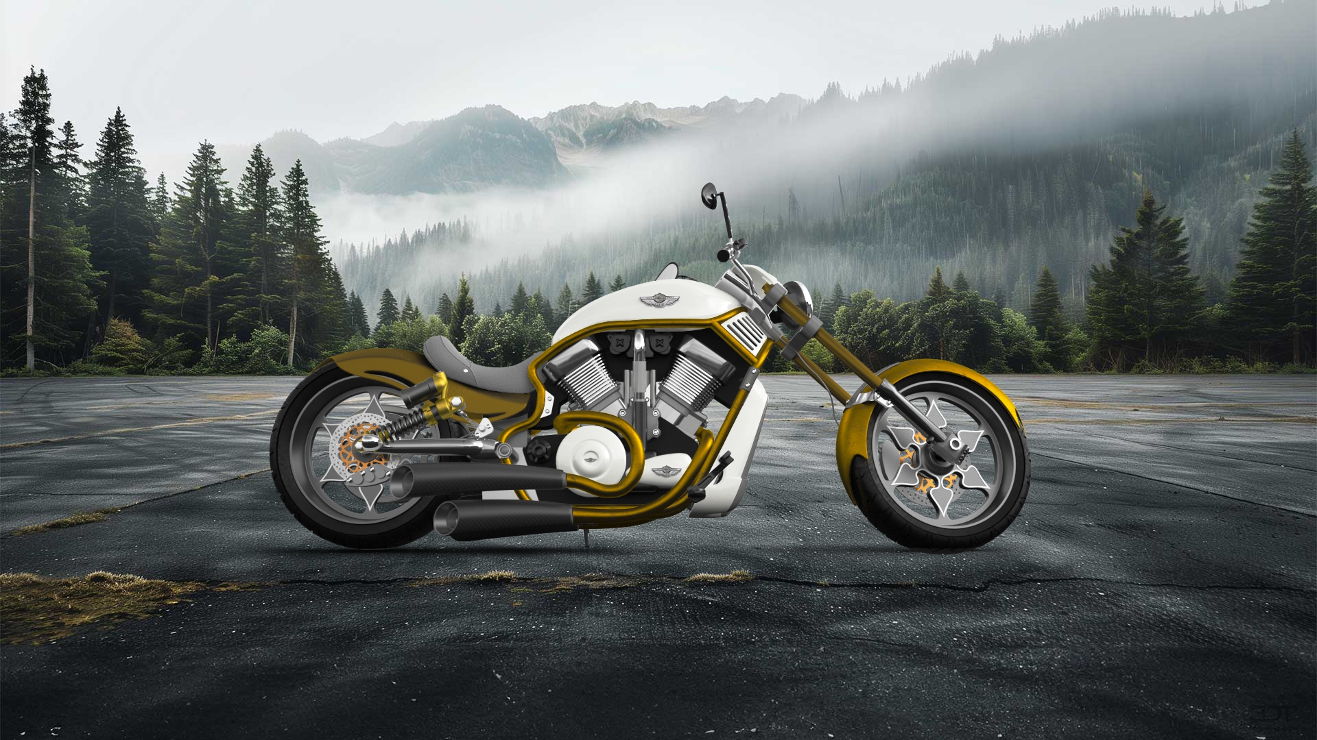 Harley-Davidson Custom Chopper Cruiser 2011