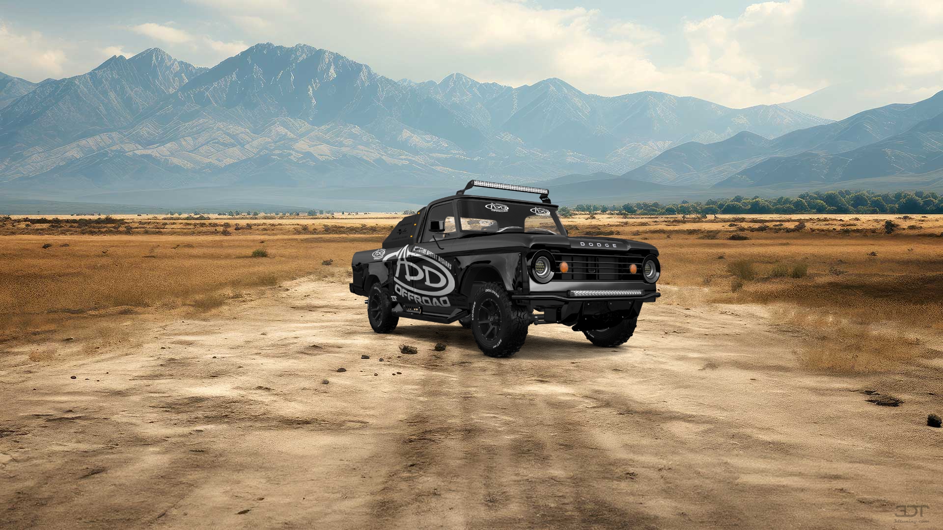 Dodge Power Wagon W200 2 Door pickup truck 1966 tuning