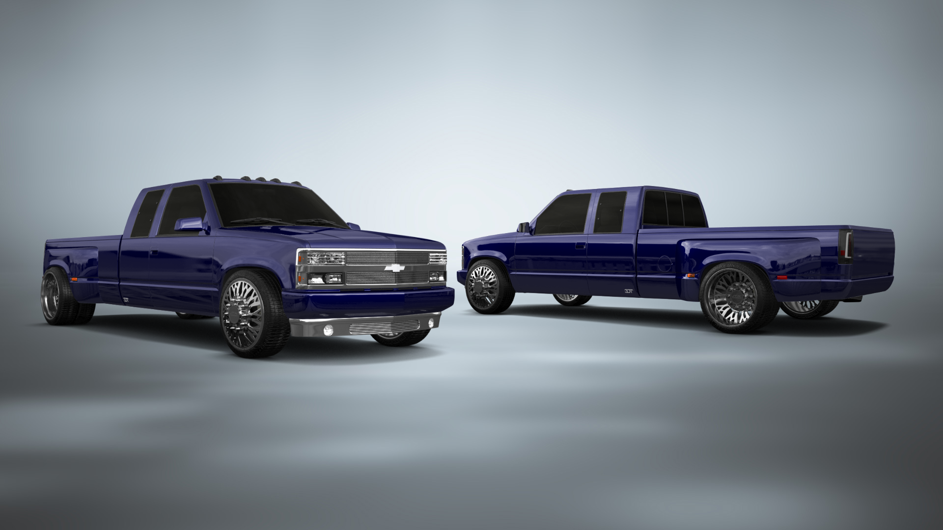 Chevrolet K3500 Extended Cab Pickup Truck 1988