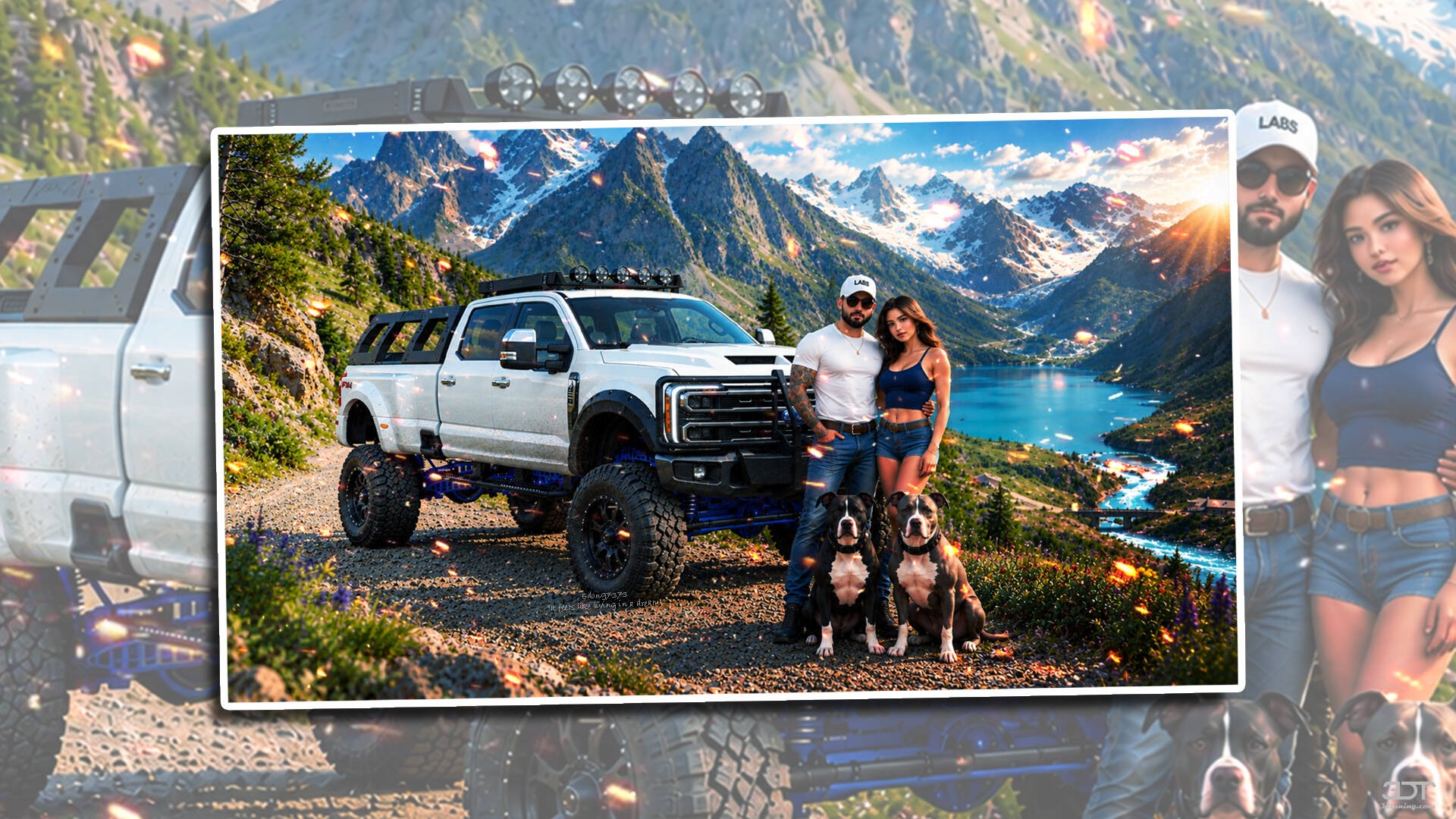 Ford F-350 DRW Crew Cab 4 Door pickup truck 2023 tuning