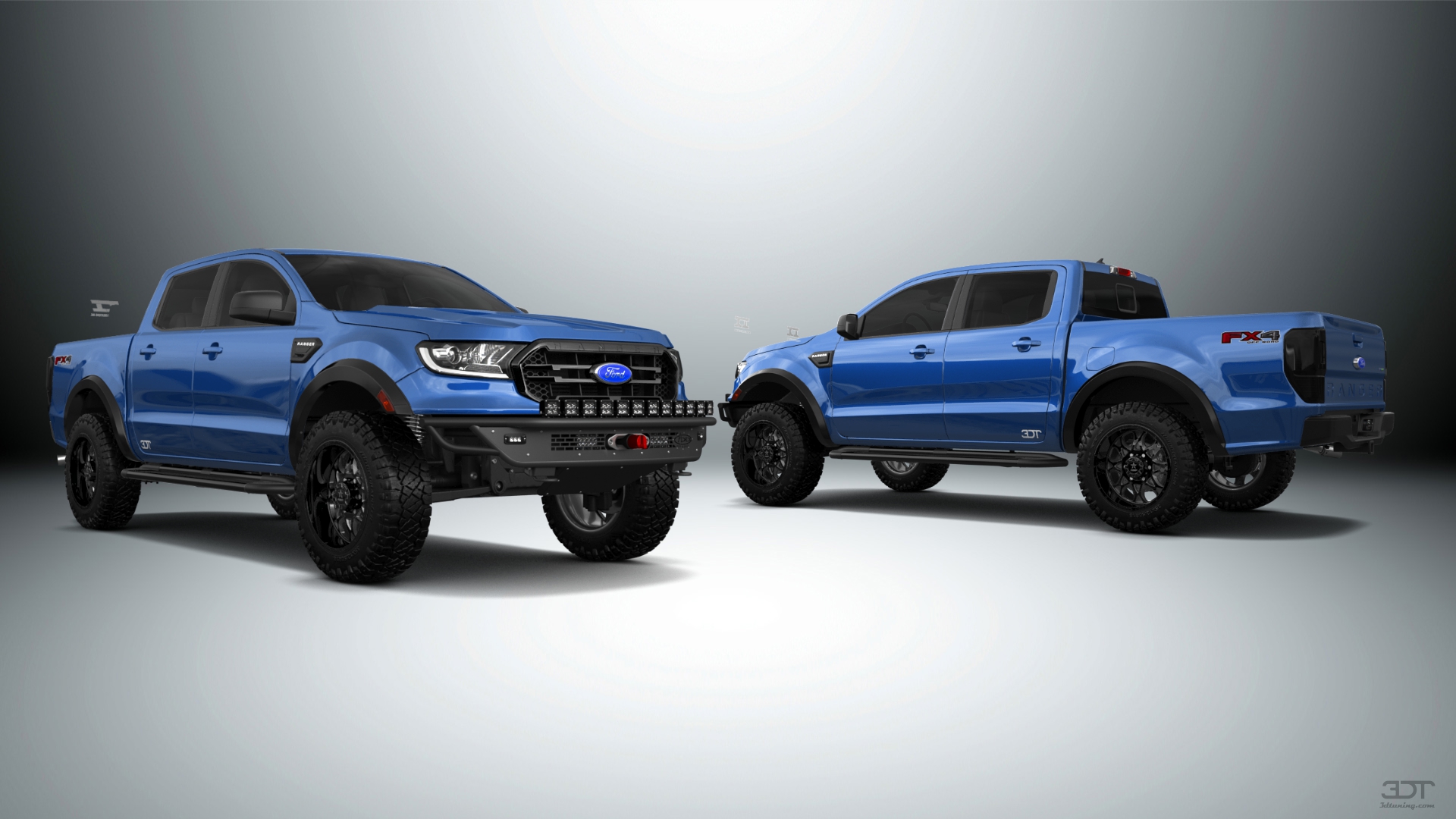 Ford Ranger 4 Door pickup truck 2019 tuning