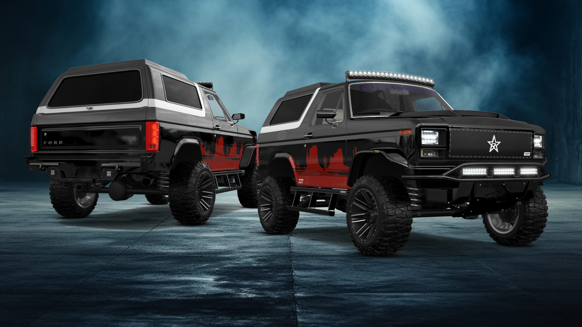 Tuning Ford Bronco 3 Door SUV 1980