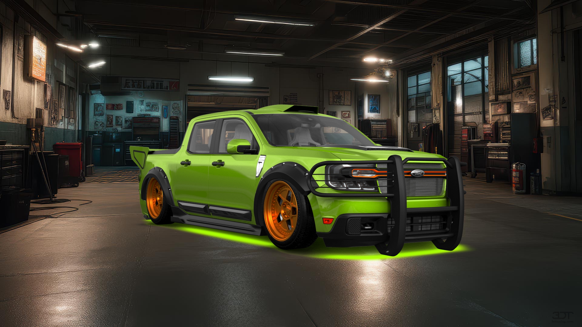 Ford Maverick 4 Door pickup truck 2022 tuning
