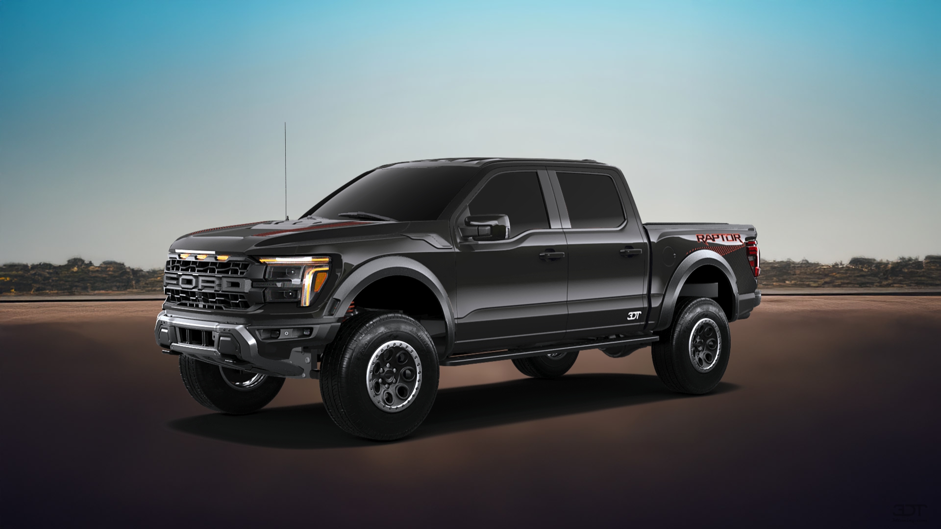 Ford F-150 Raptor 4 Door pickup truck 2024 tuning