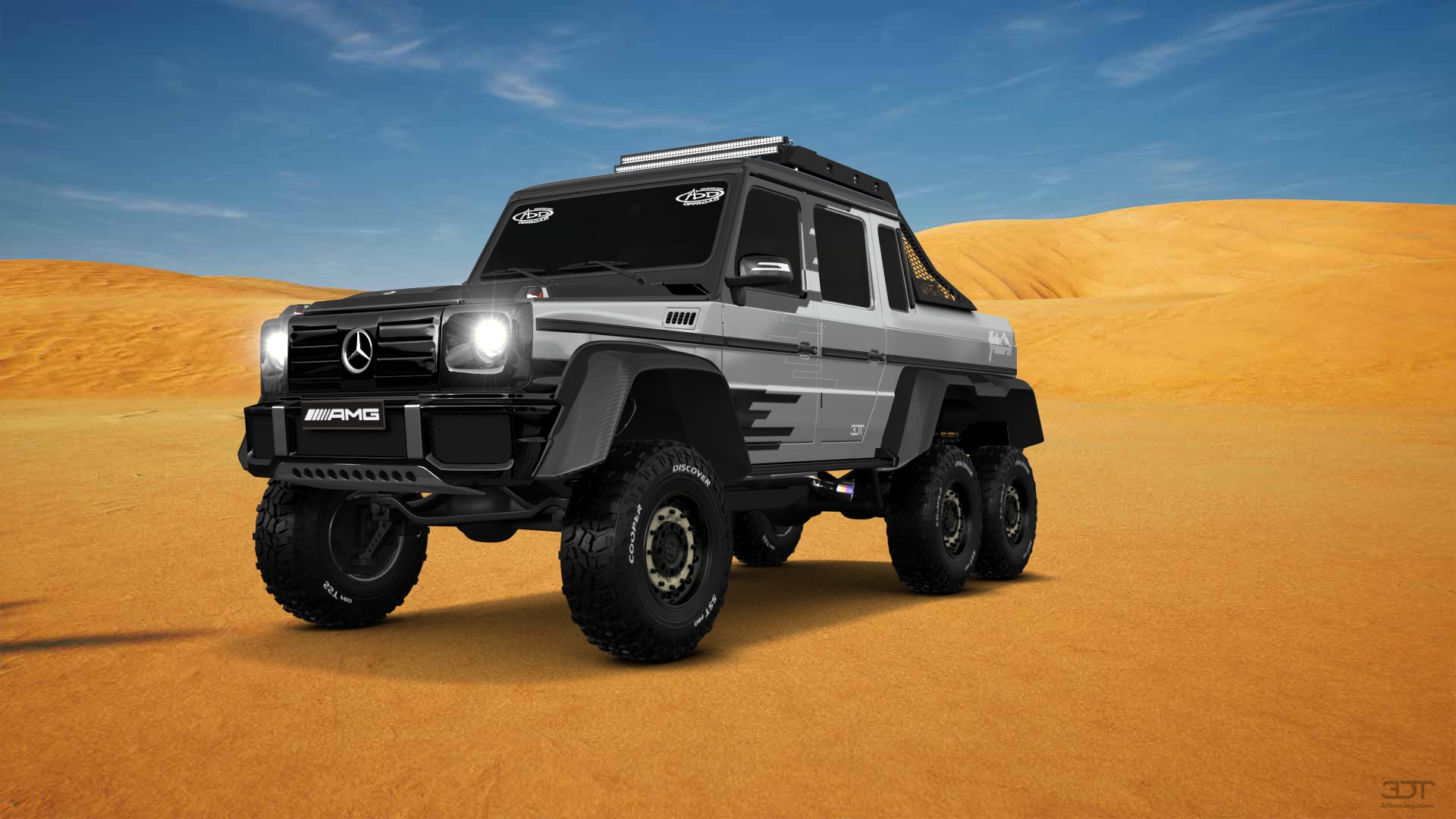 Mercedes G 63 AMG 6x6 4 Door pickup truck 2013