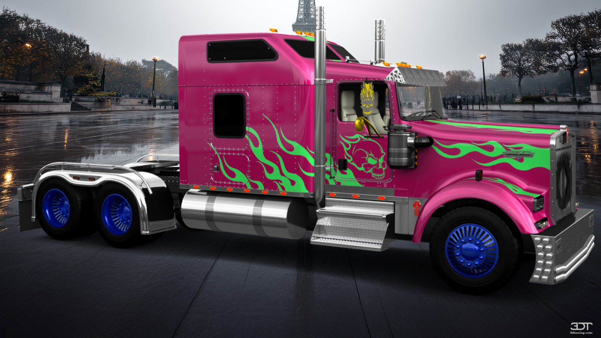 Kenworth W900 Sleeper Cab Truck 2015 tuning