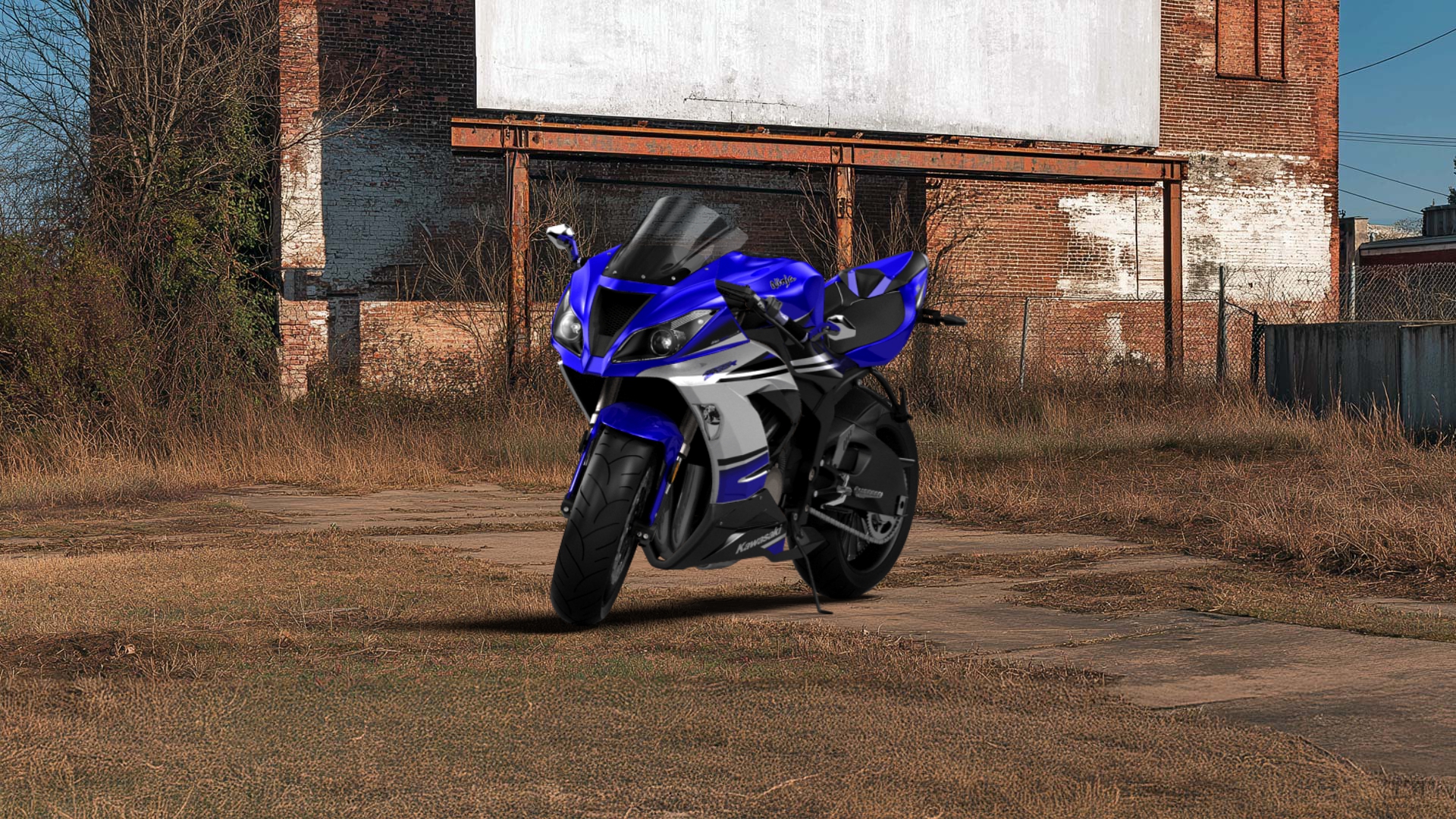Kawasaki Ninja ZX 6R Sport Bike 2015 tuning