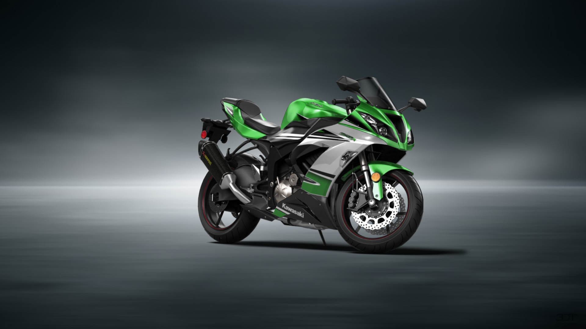 Kawasaki Ninja ZX 6R Sport Bike 2015 tuning