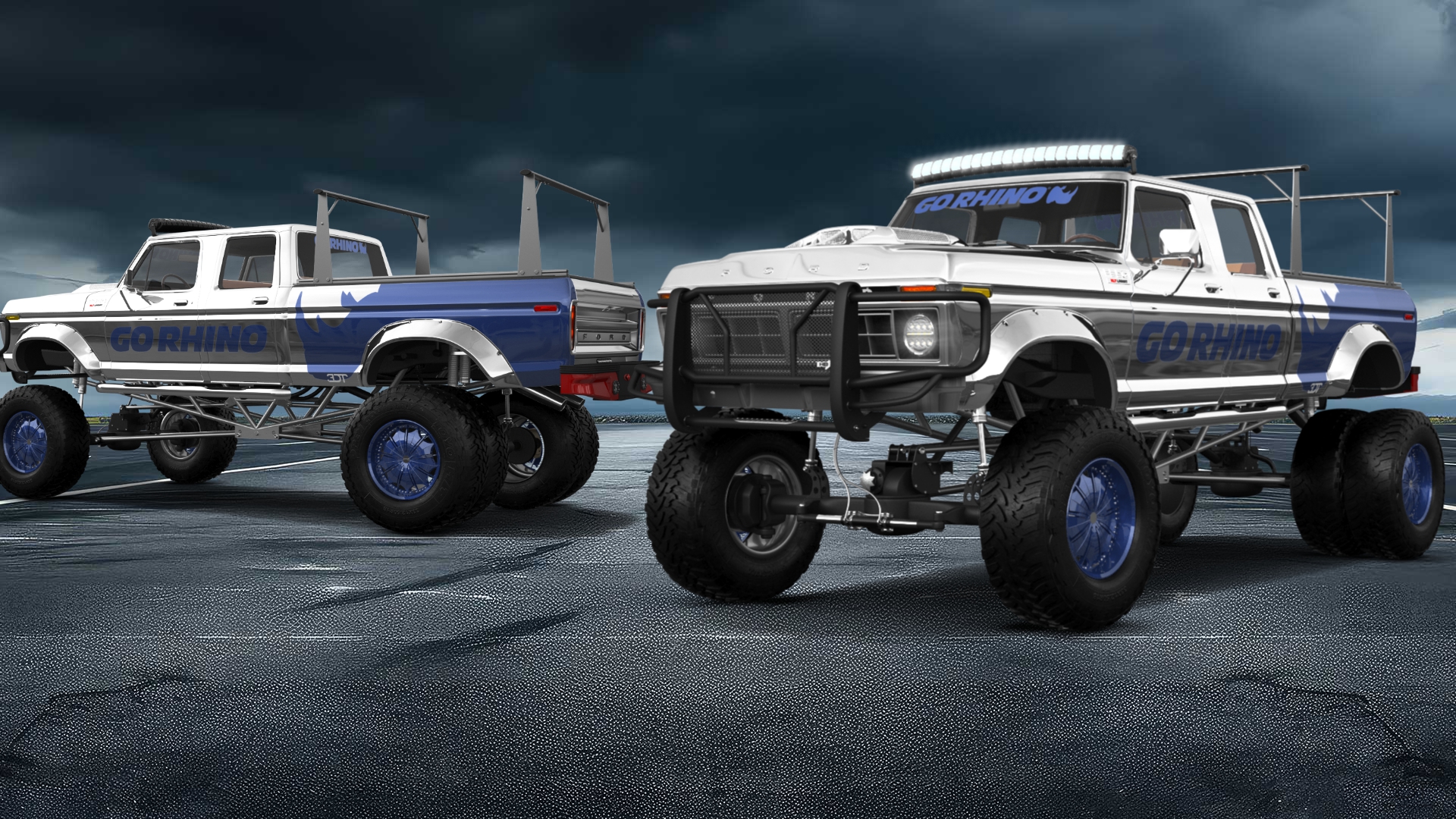 Ford F-350 Dually 4 Door pickup truck 1973