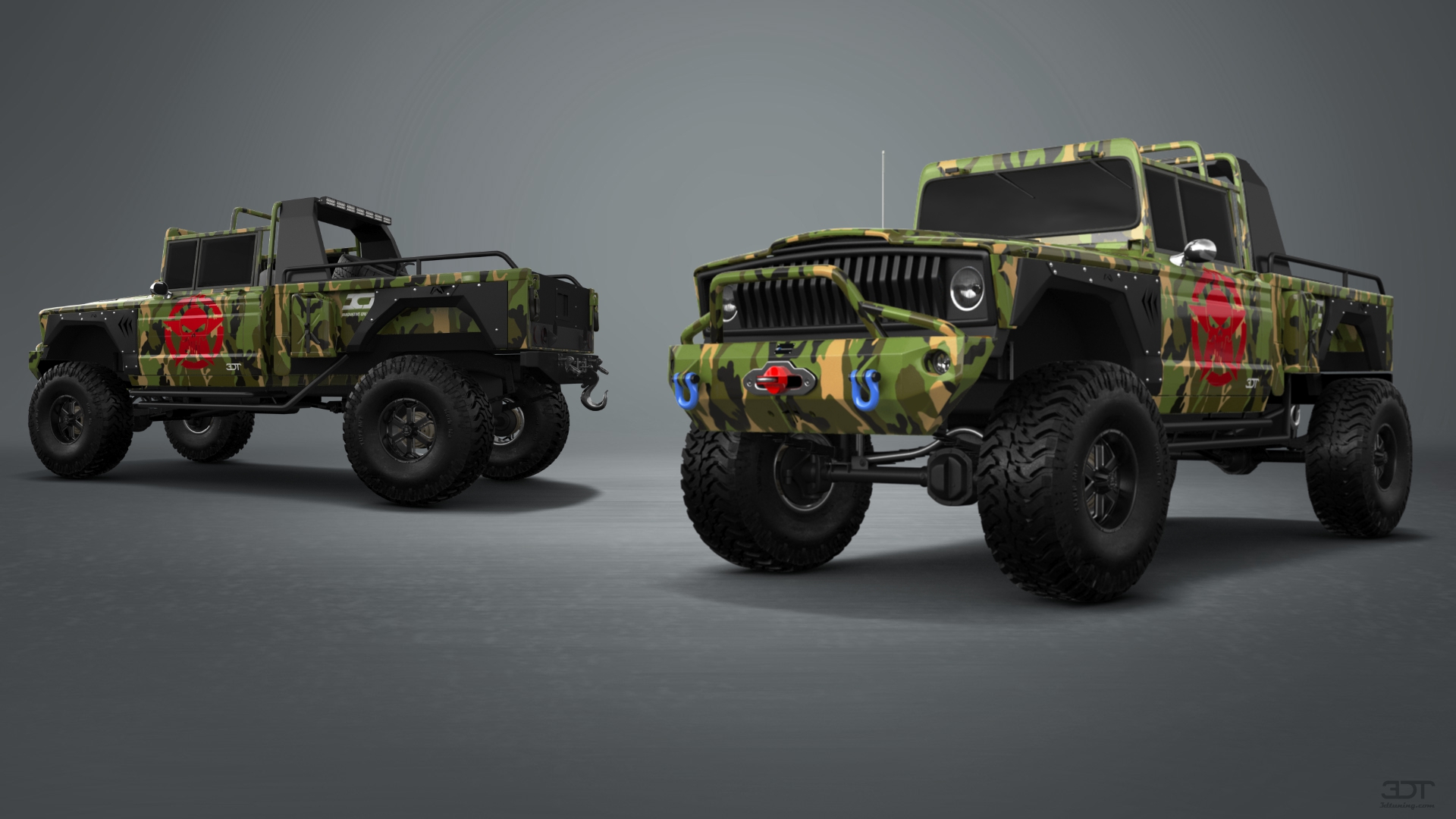 Jeep Kaiser M715 2 Door pickup truck 1968 tuning