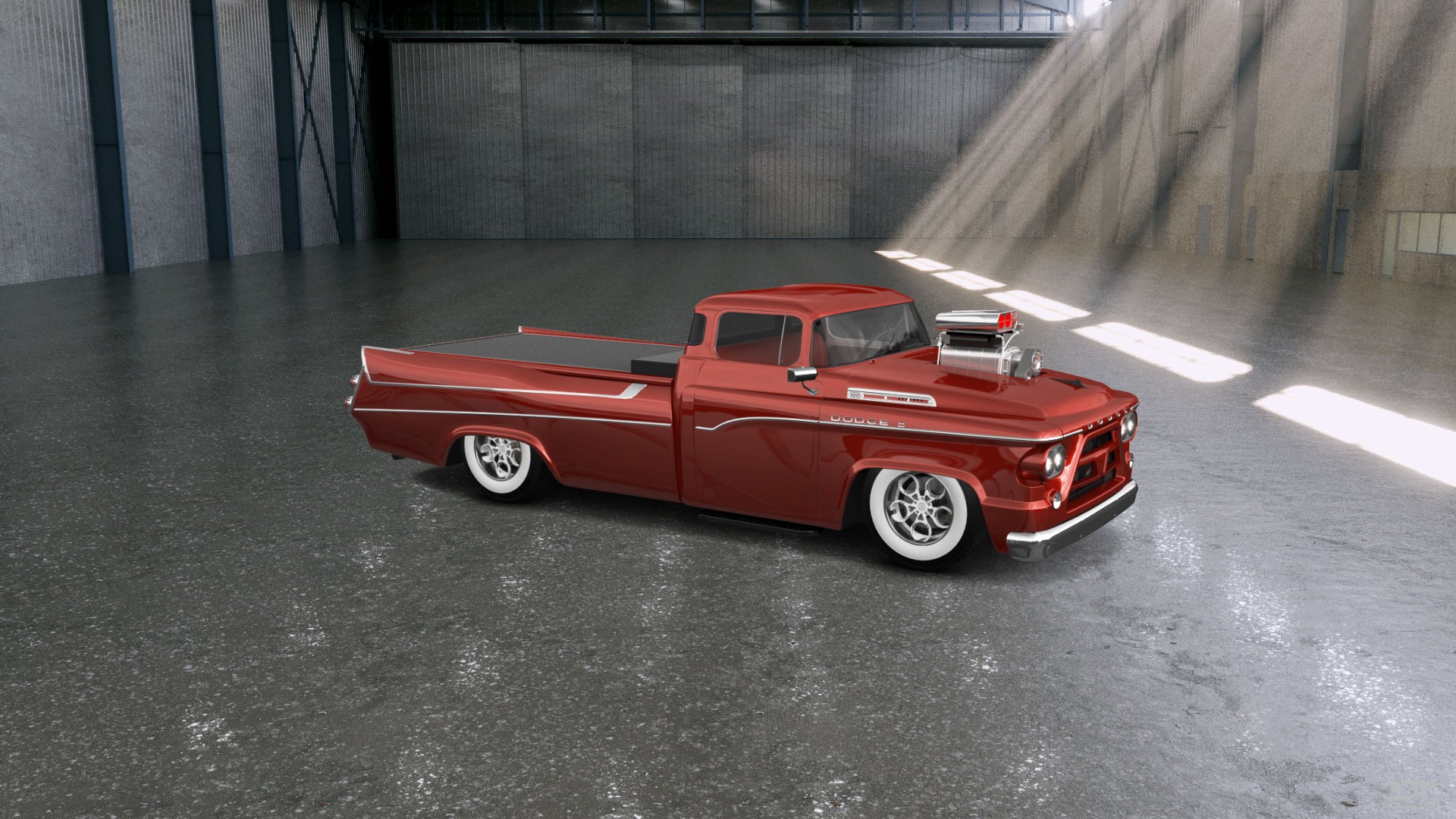 Dodge C series 2 Door pickup truck 1958 tuning