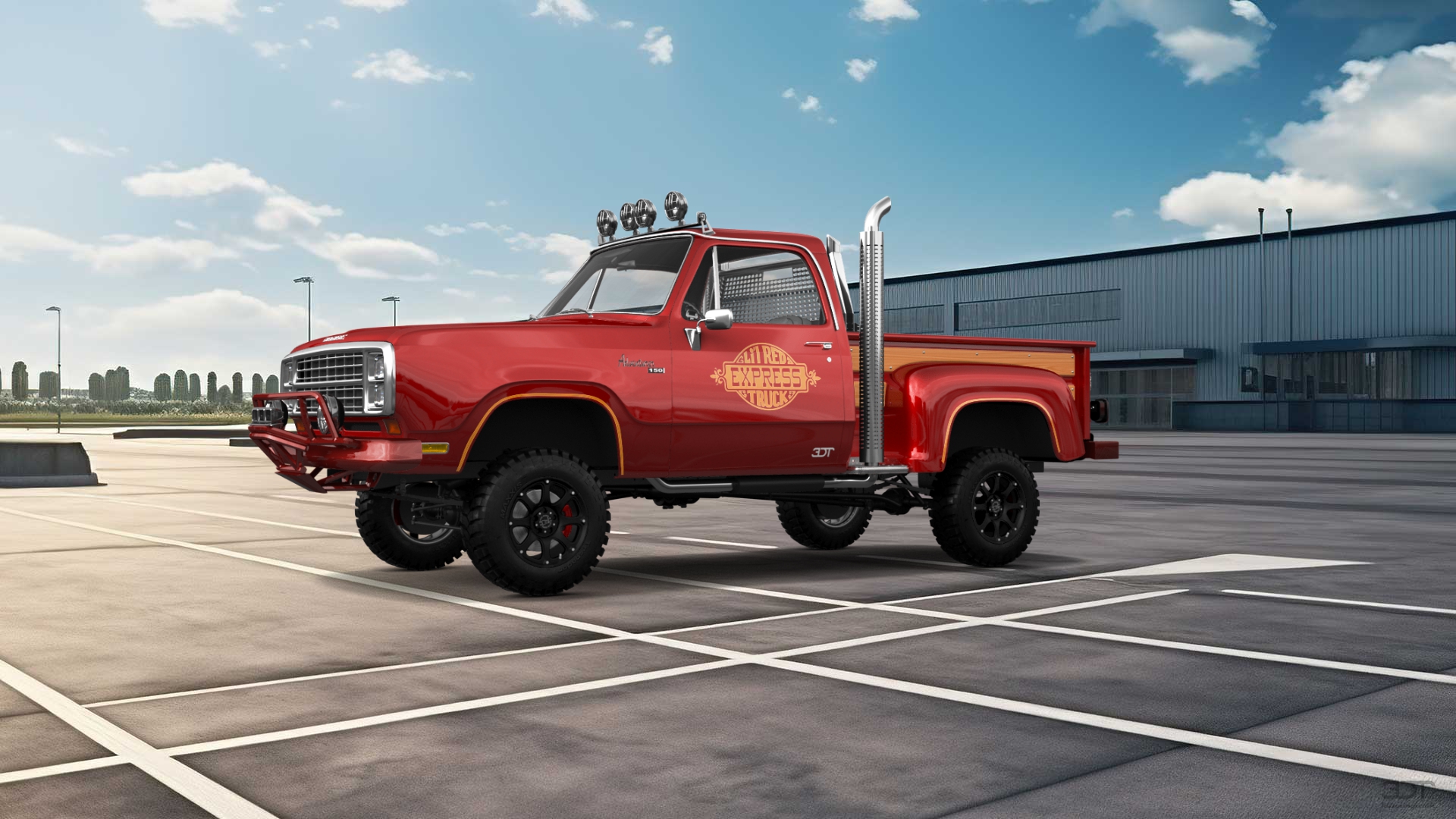 Dodge Lil Red Express 2 Door pickup truck 1979
