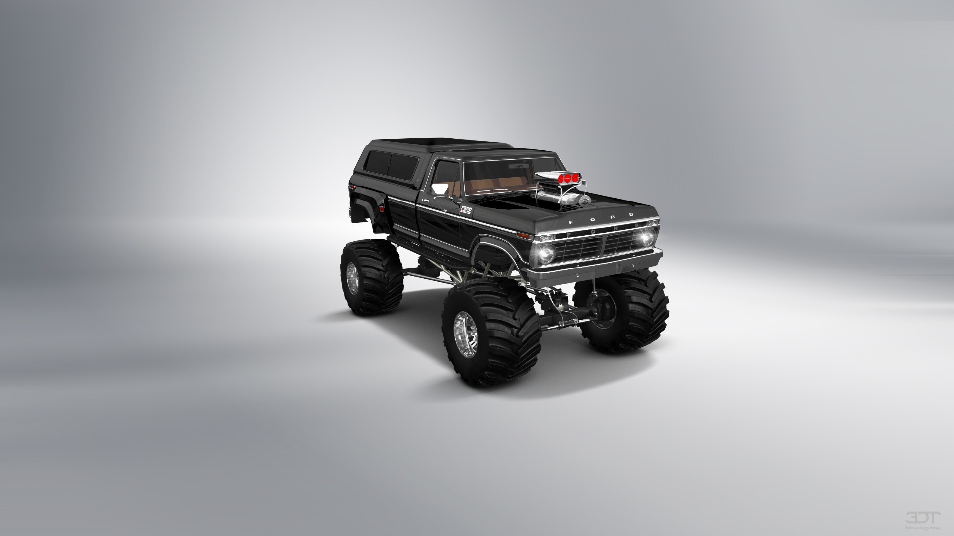 Ford F-350 Dually 2 Door pickup truck 1974 tuning