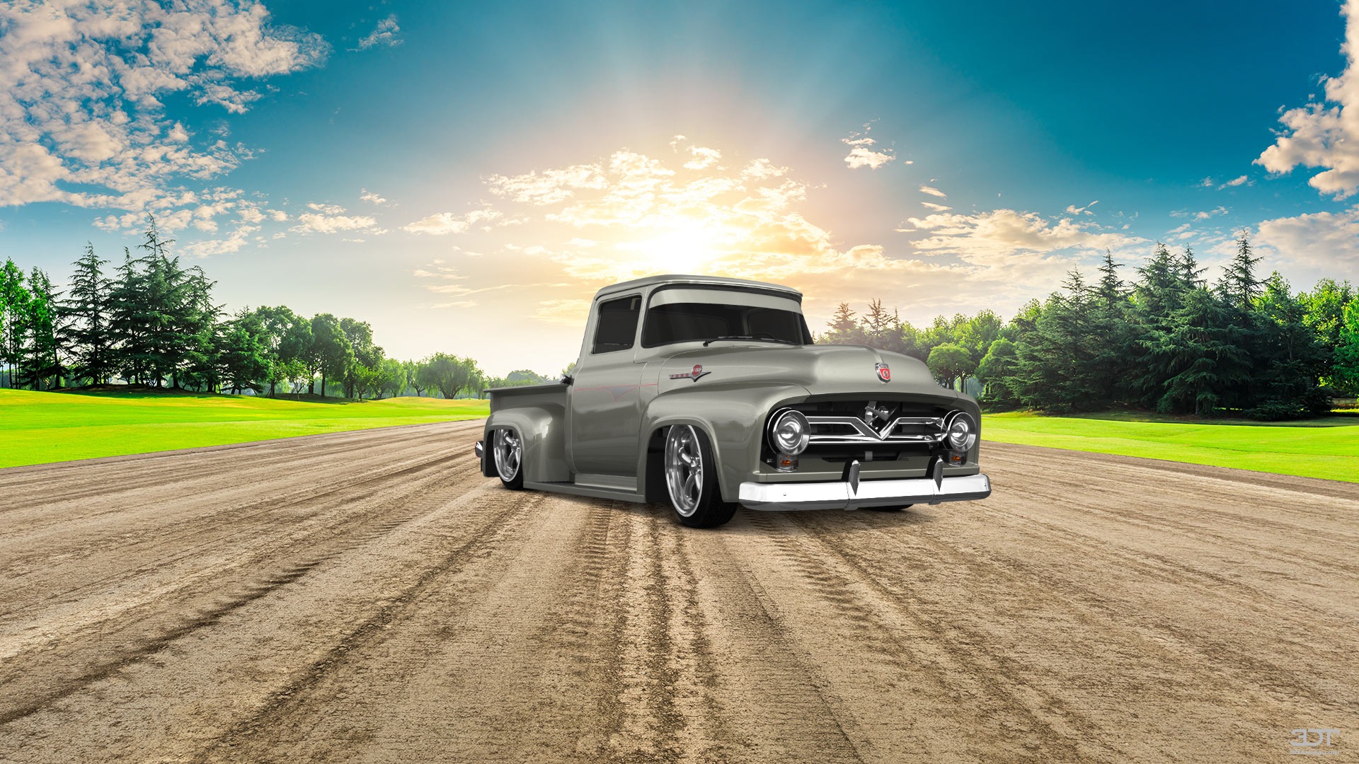 Ford F-100 2 Door truck 1956
