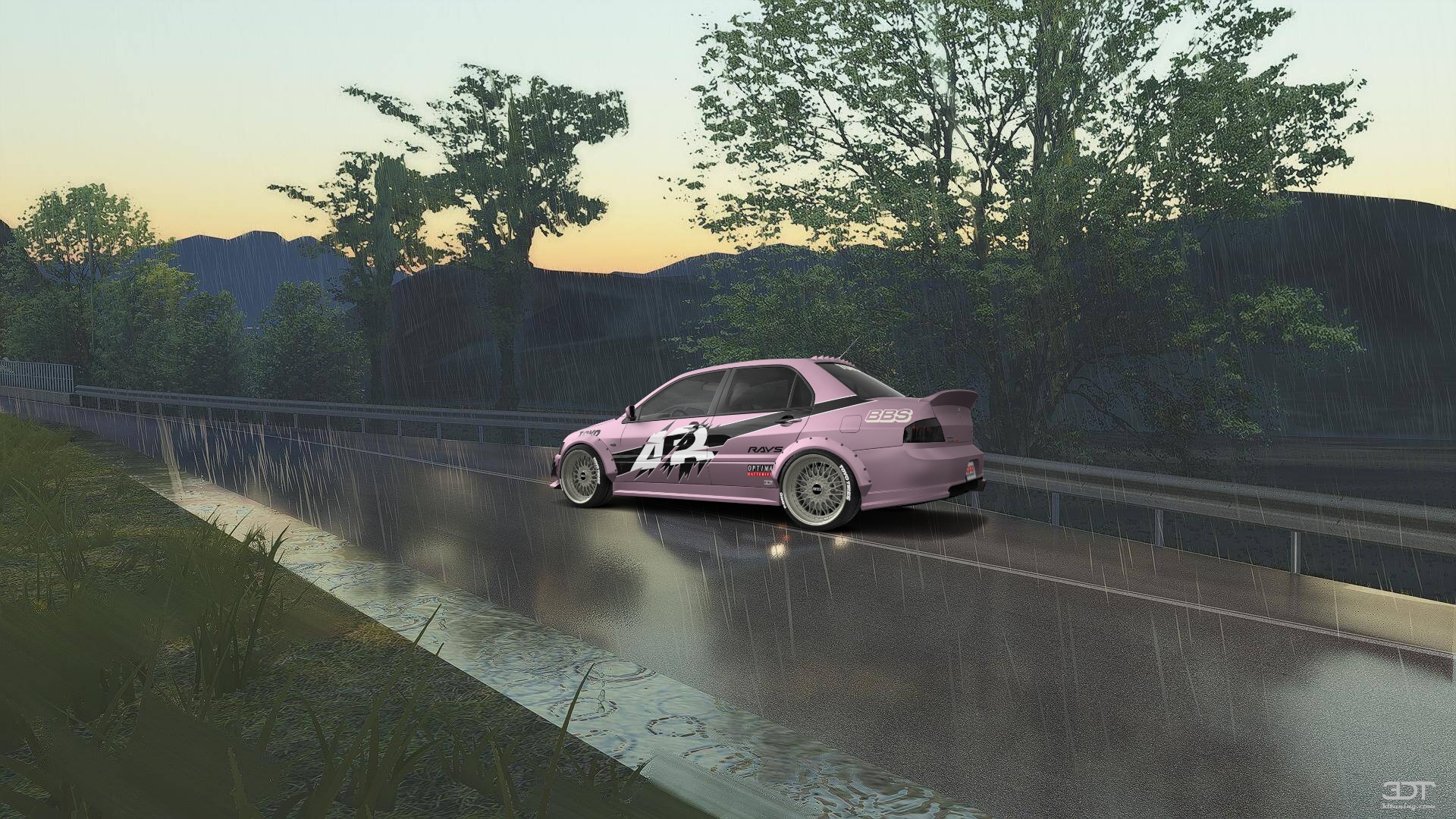 Mitsubishi Lancer Evo IX 4 Door Saloon 2005 tuning