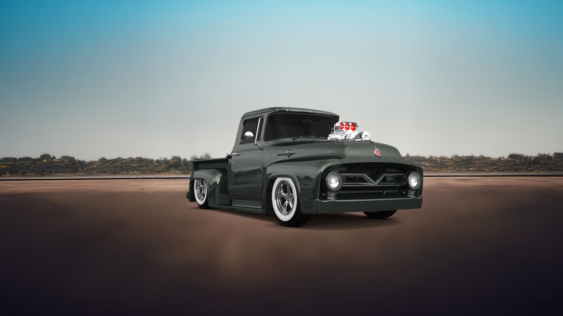 Ford F-100 2 Door truck 1956