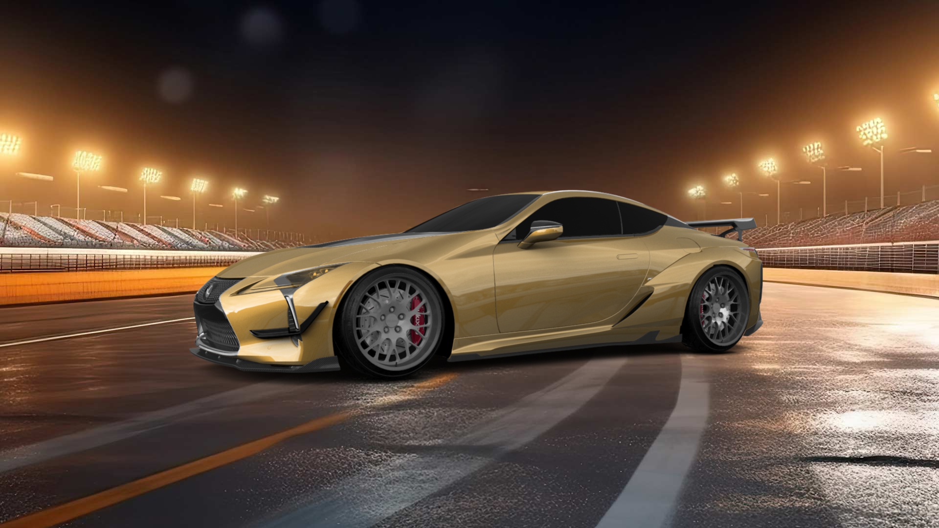 Lexus LC500 2 door fastback coupe 2017 tuning