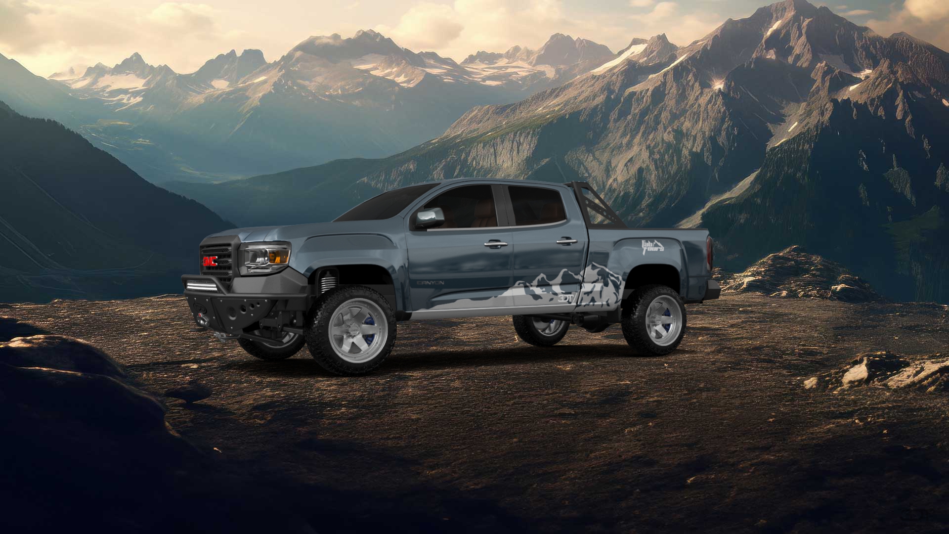 GMC Canyon Crew Cab 4 Door pickup truck 2015 tuning