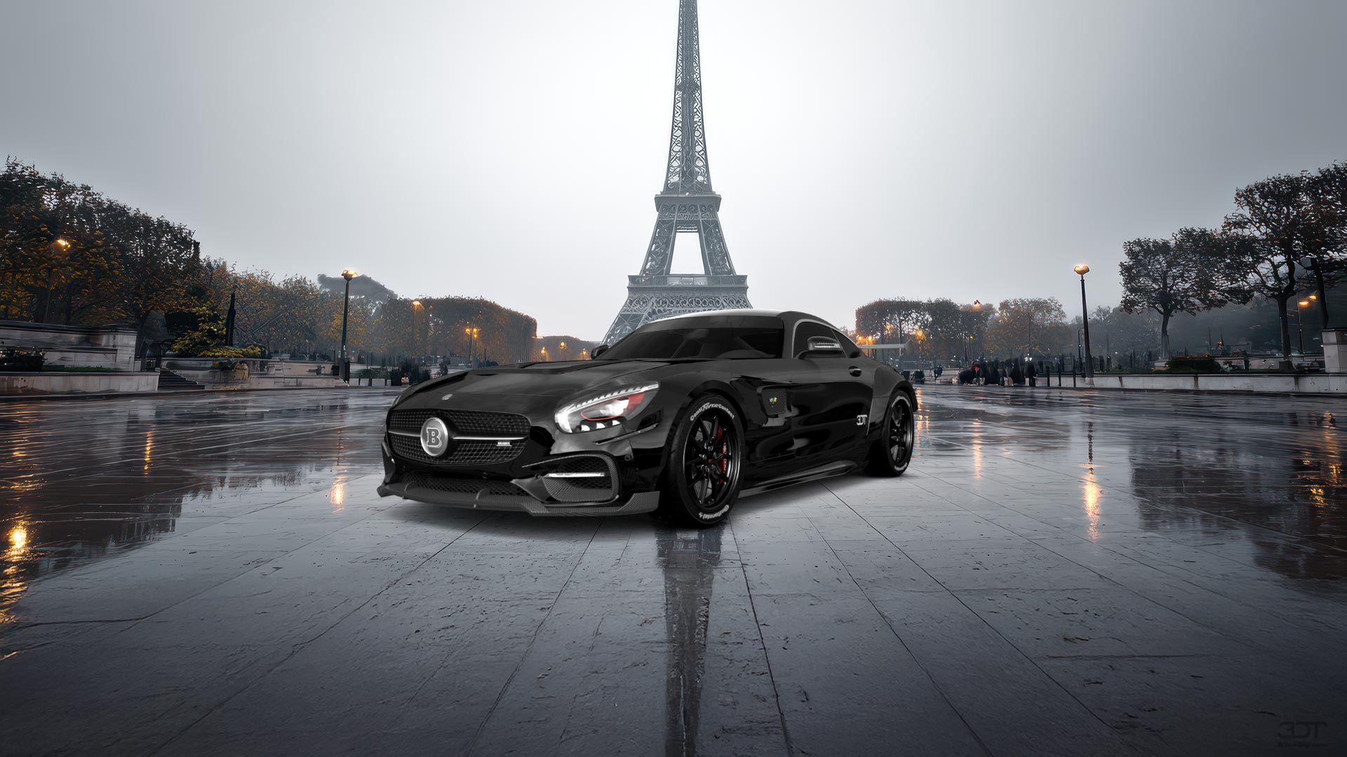 Mercedes AMG GT 2 door fastback coupe 2015 tuning