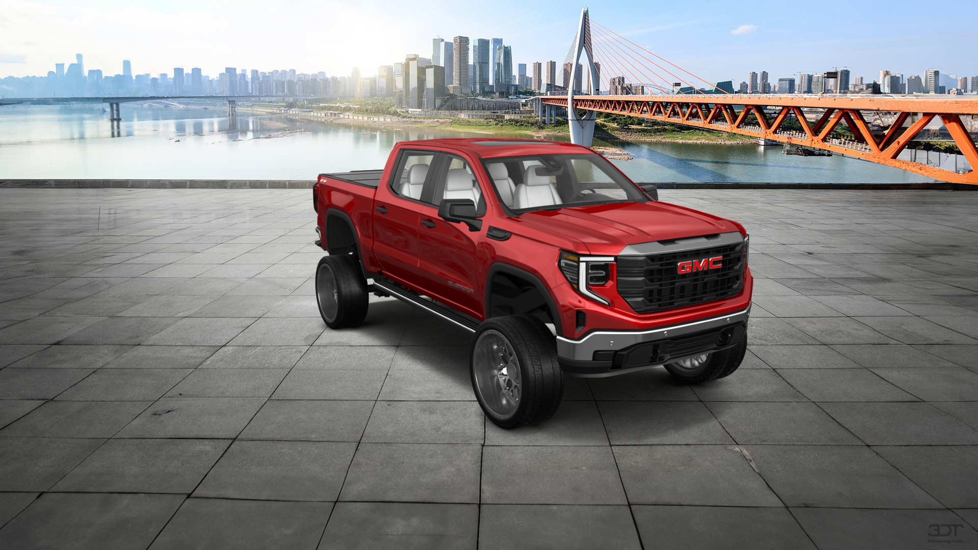 GMC Sierra 1500 Crew Cab 5.8 ft box 4 Door pickup truck 2023 tuning