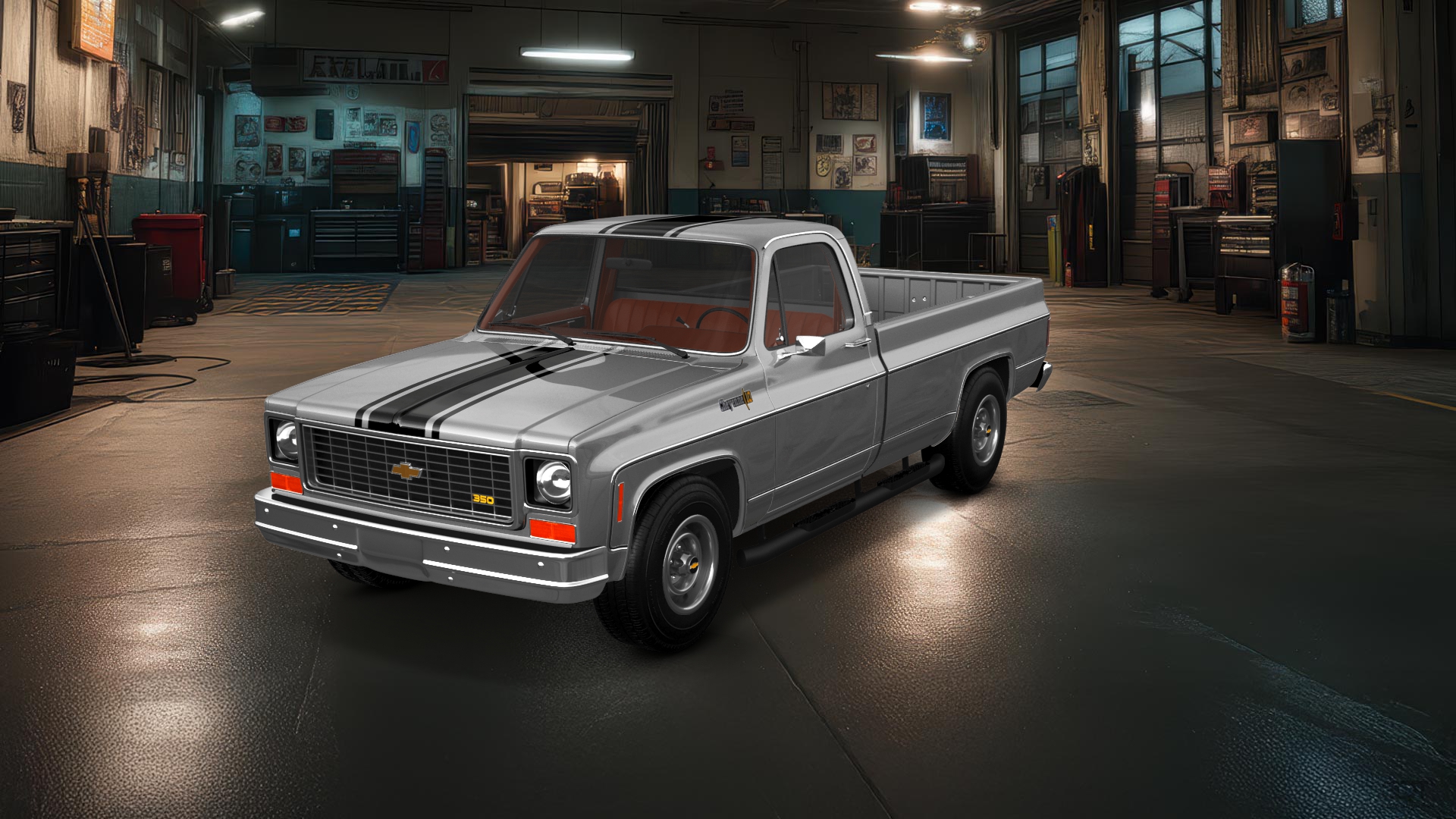 Chevrolet Silverado C-10 2 Door pickup truck 1973 tuning