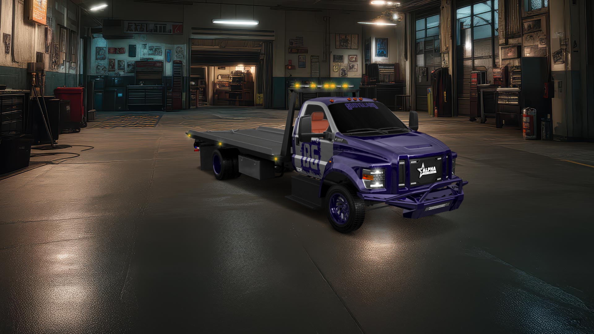 Ford F-650 Tow Truck Pickup 2016 tuning