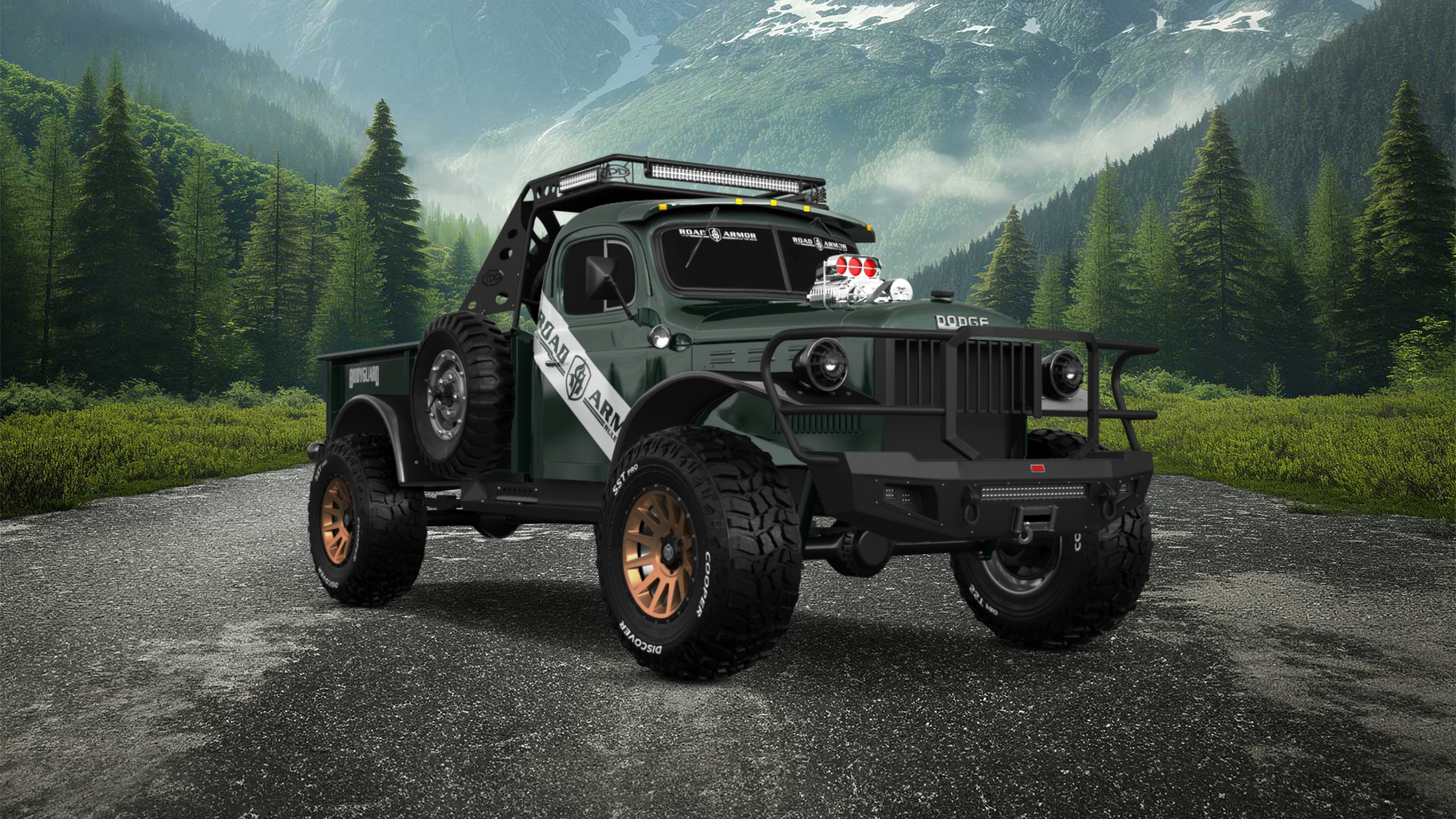 Dodge Power Wagon 2 Door pickup truck 1947