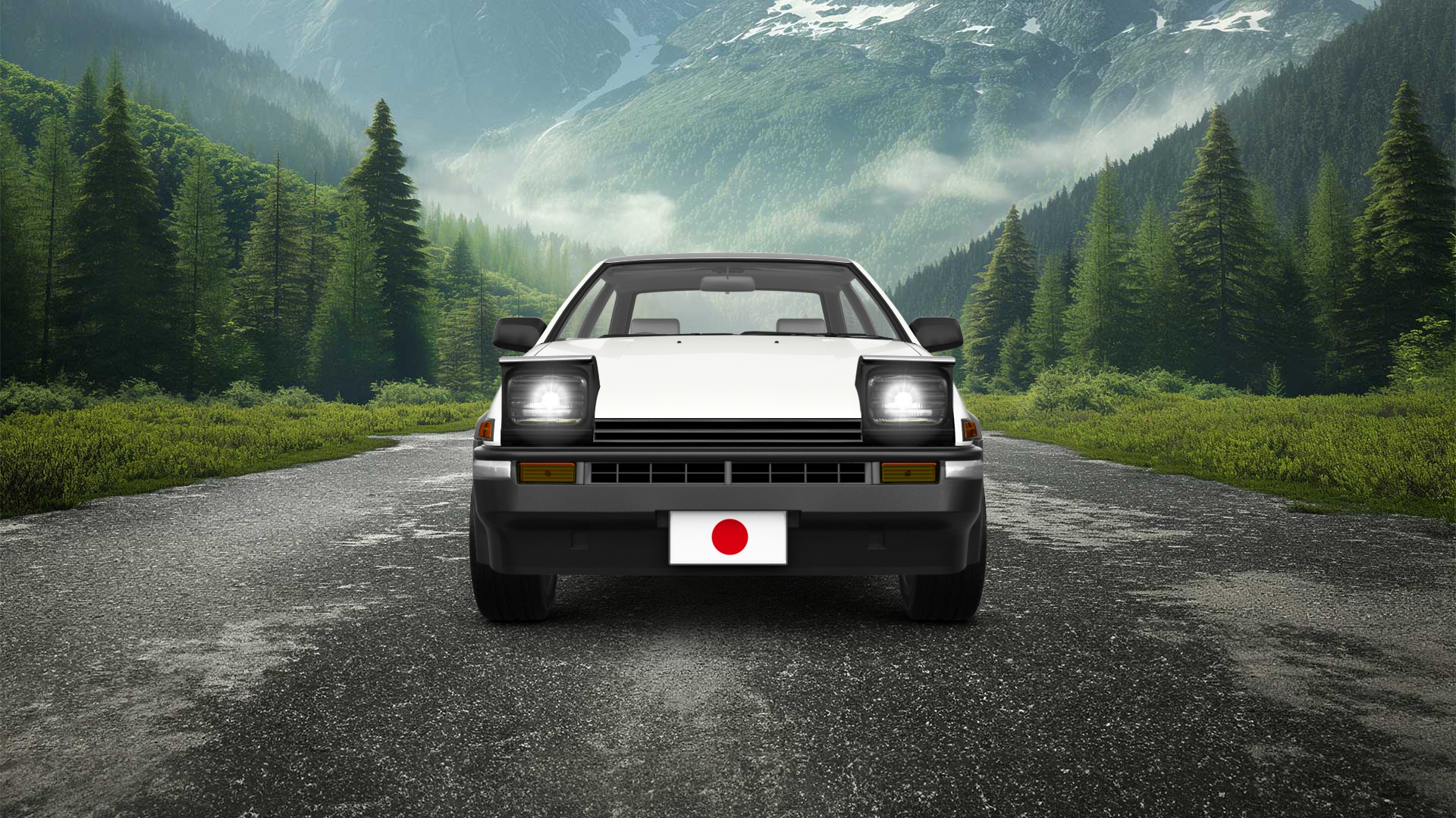 Toyota AE86 3 Door Hatchback 1985 tuning
